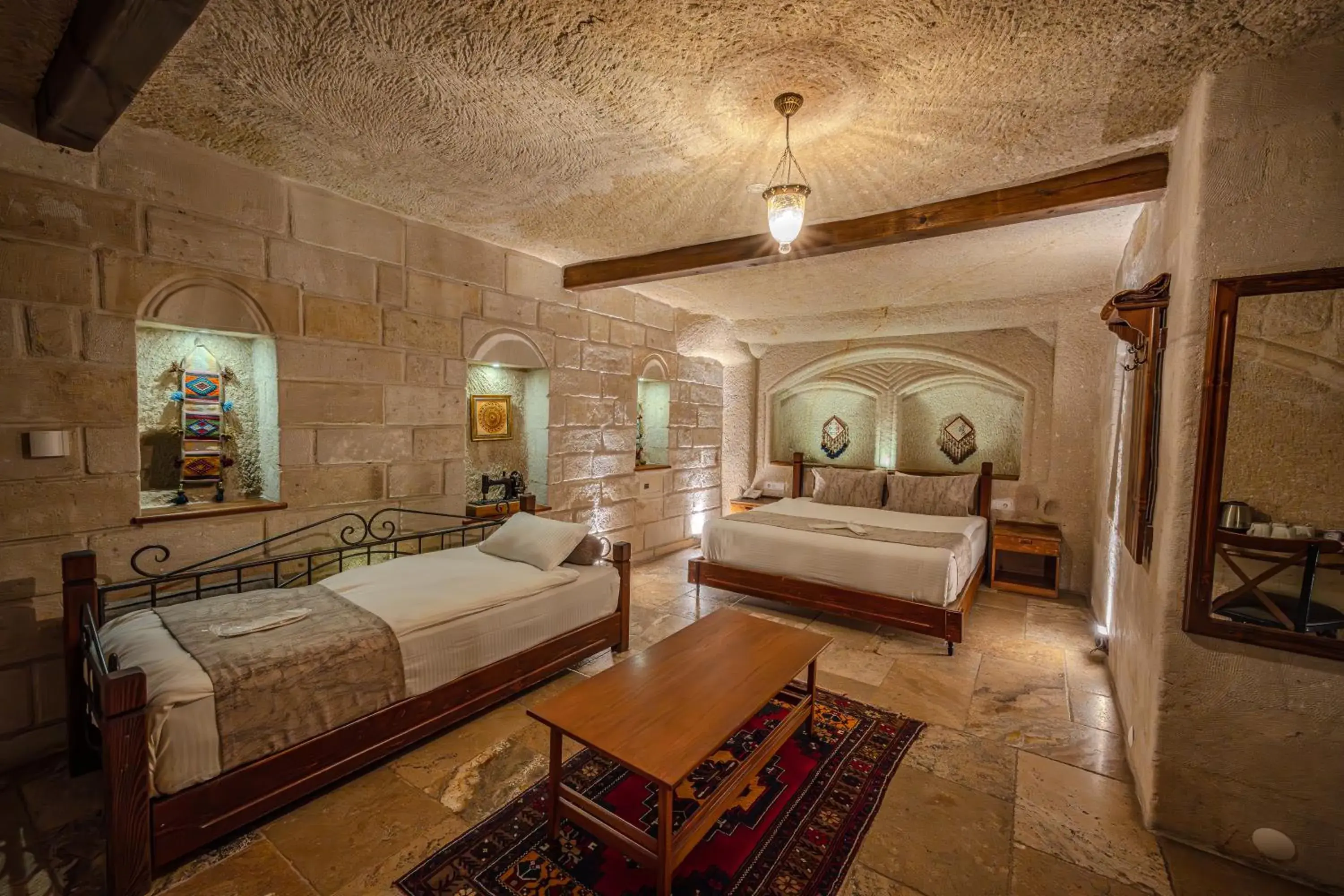 Bed in Osmanbey Cave House Bed in Osmanbey Cave House