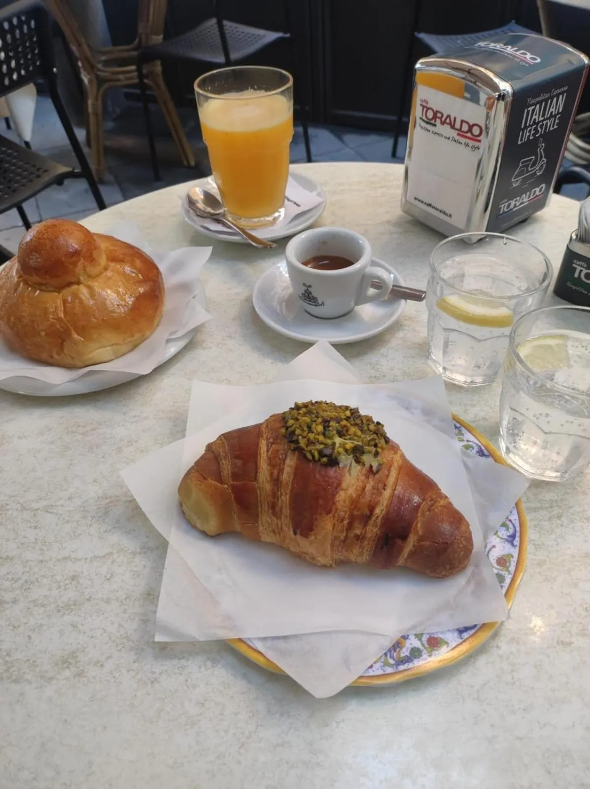 Food in La Chambre Duomo