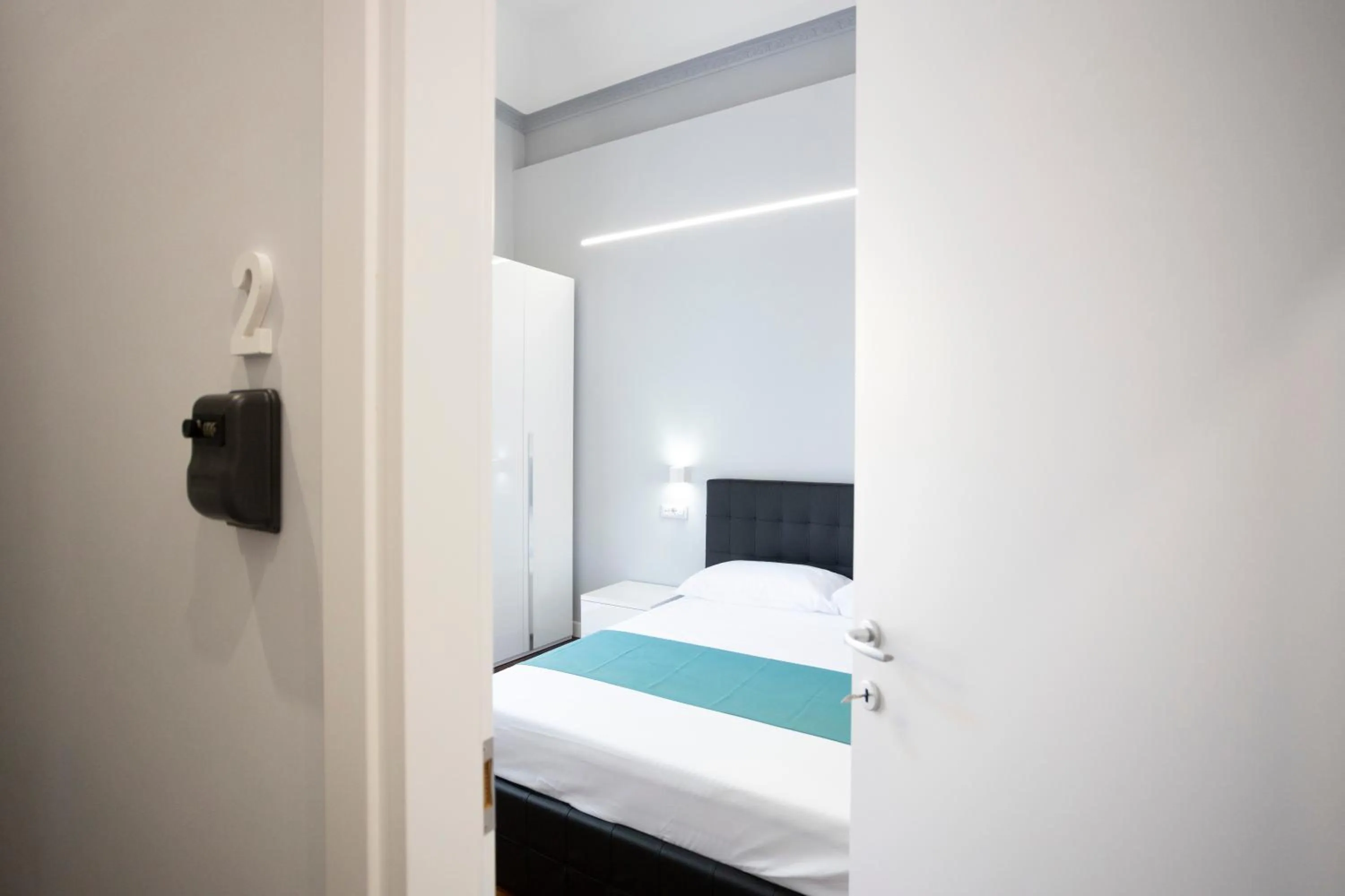 Photo of the whole room, Bed in La Chambre Duomo