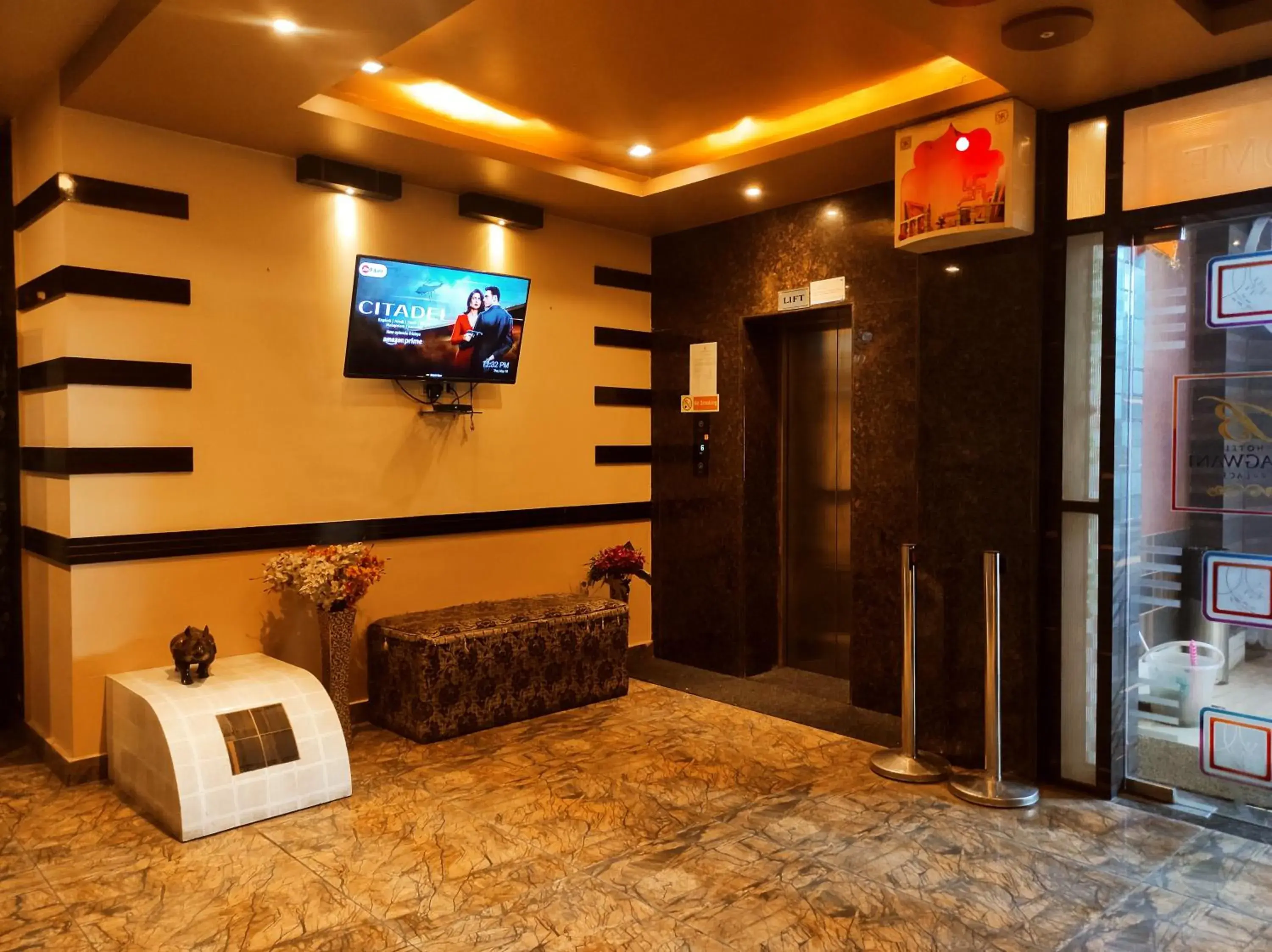 Lobby or reception in Hotel Bhagwani Palace Lobby or reception in Hotel Bhagwani Palace