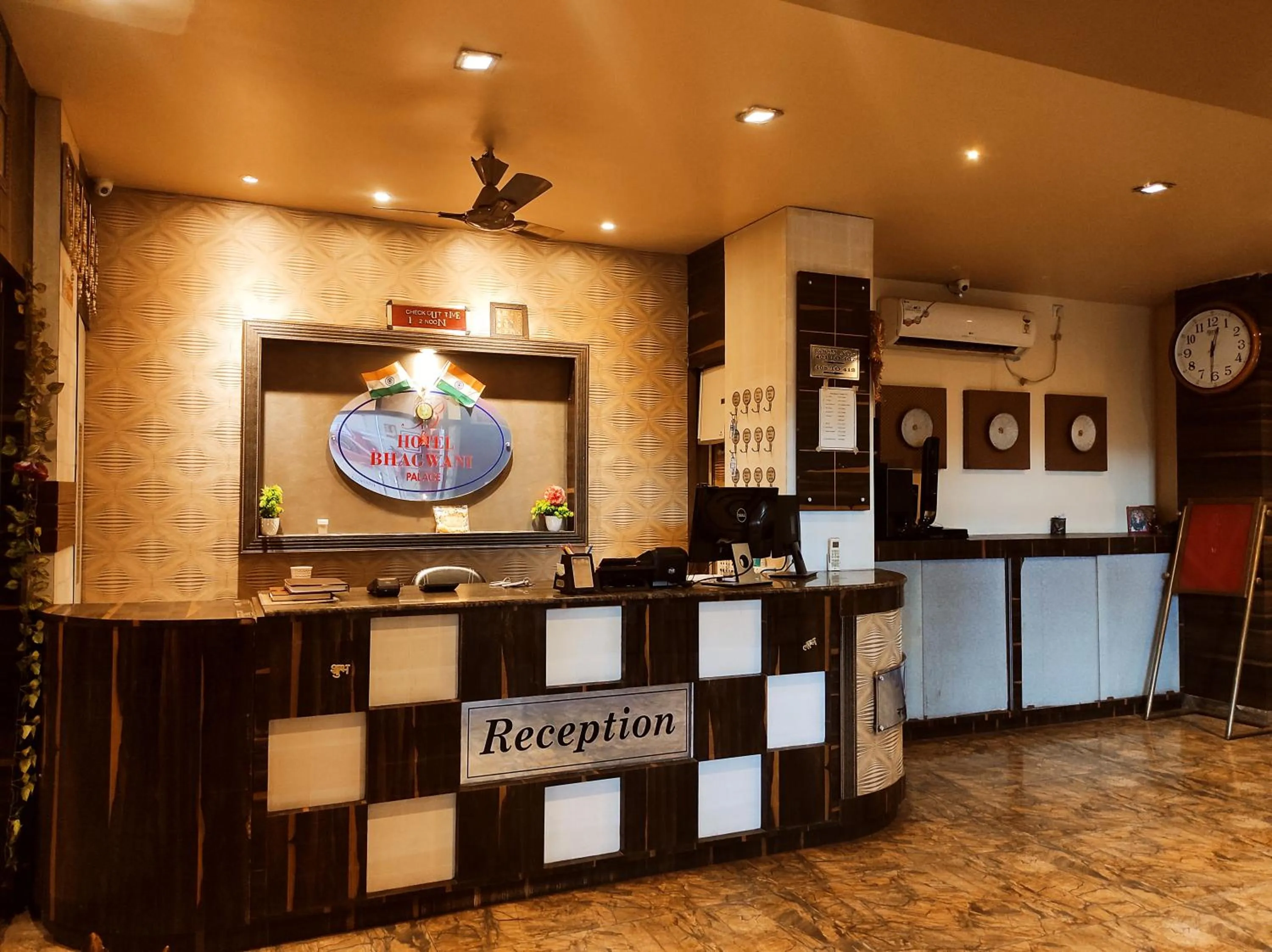 Lobby or reception in Hotel Bhagwani Palace