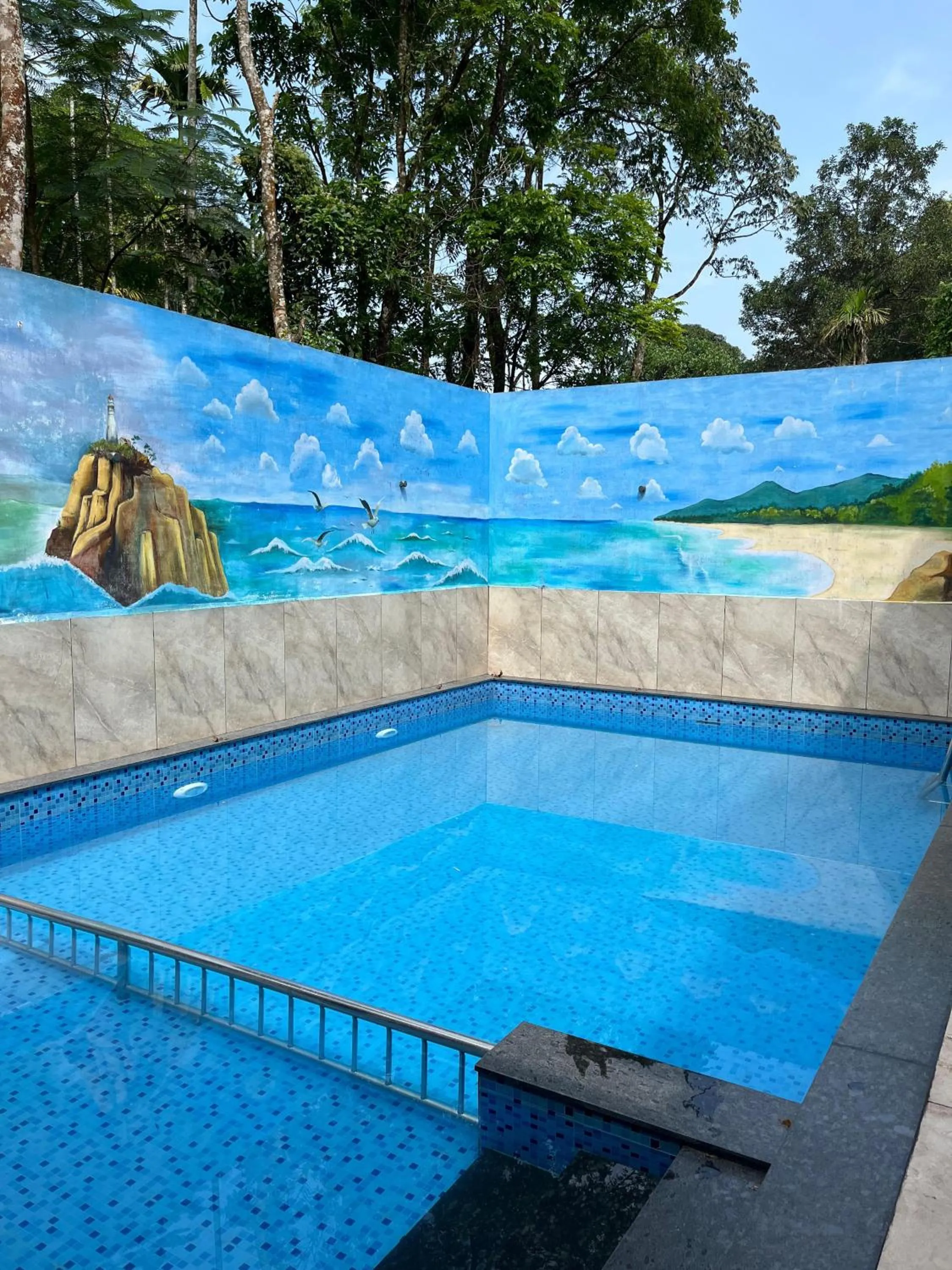 Pool view in Safari Hills