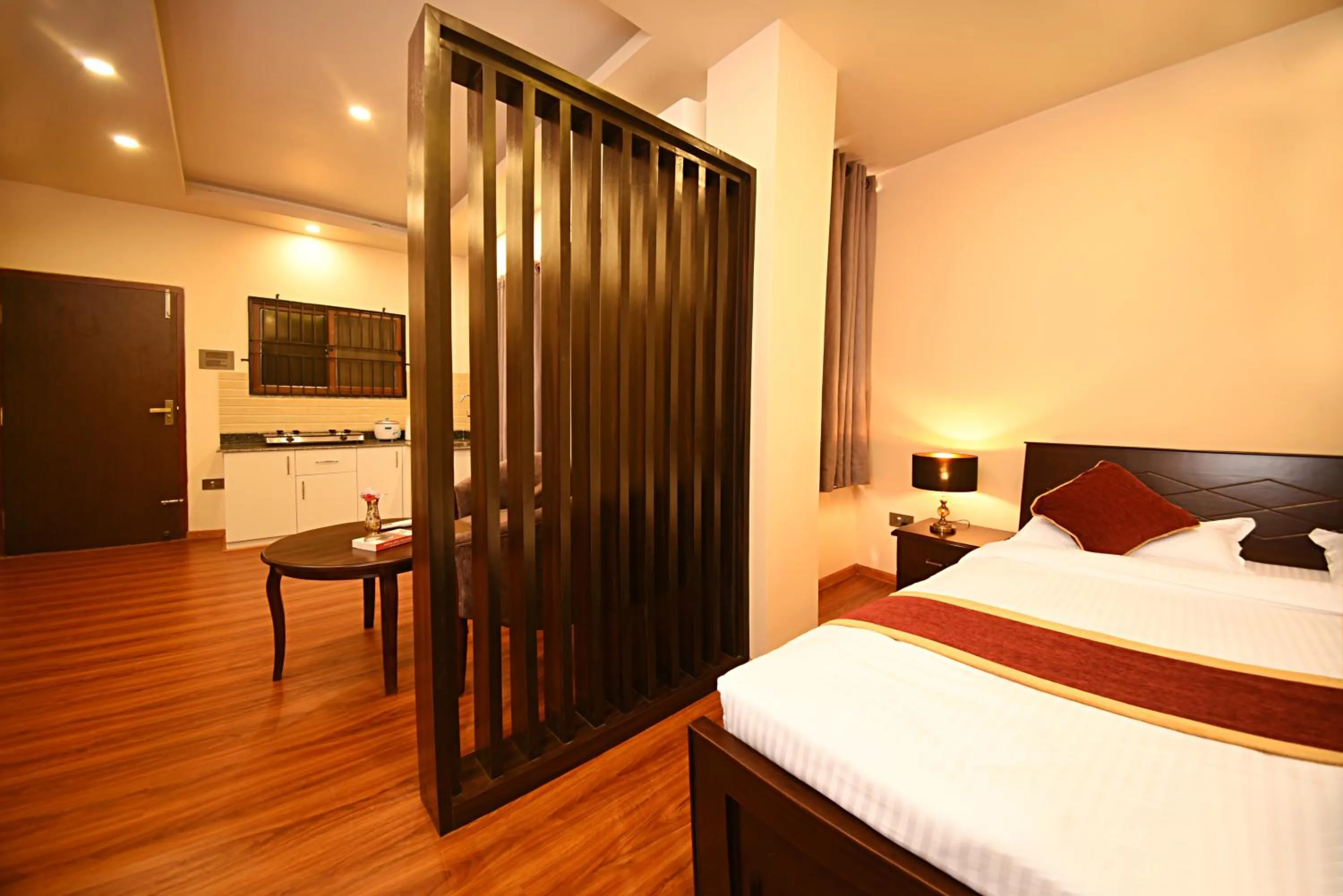 Bedroom, Bed in Friends Apartment Pvt.Ltd