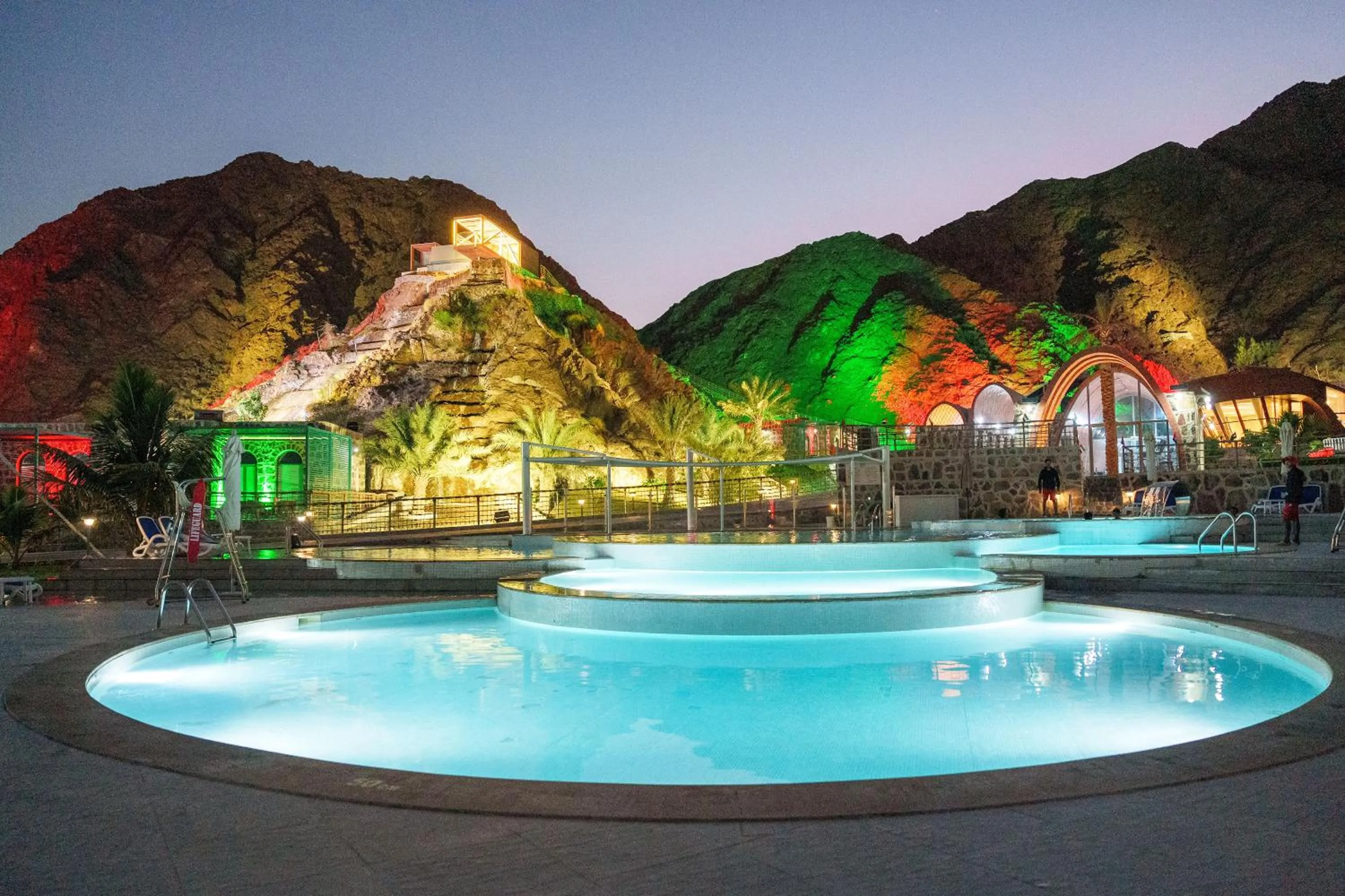Pool view in Dibba Mountain Park Resort