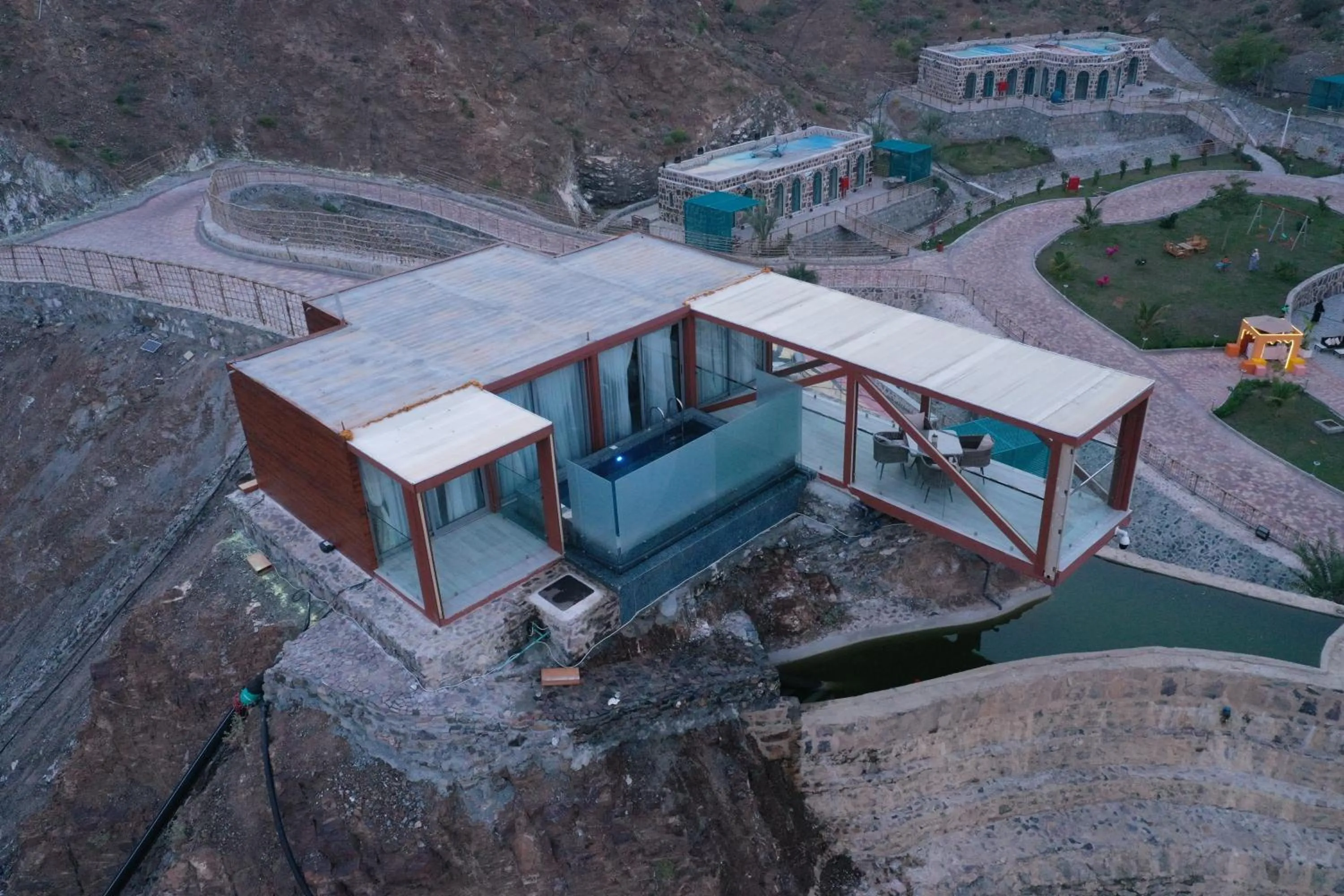 Property building in Dibba Mountain Park Resort