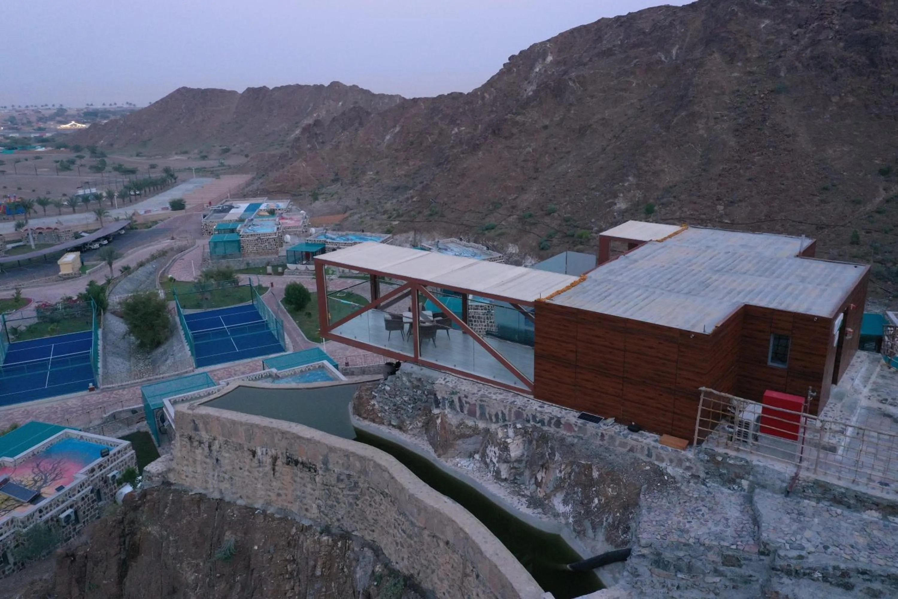 Property building in Dibba Mountain Park Resort