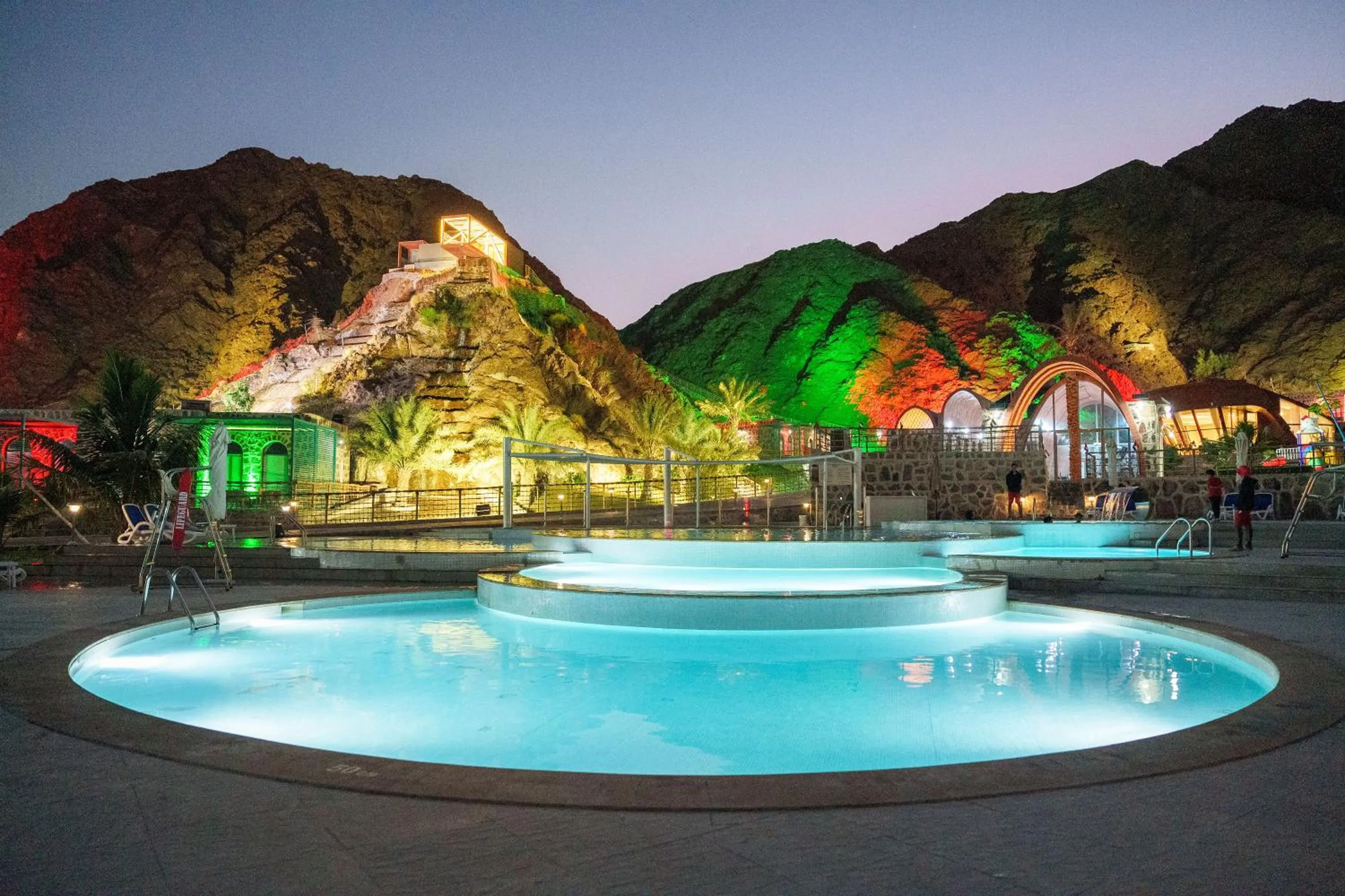 Pool view in Dibba Mountain Park Resort