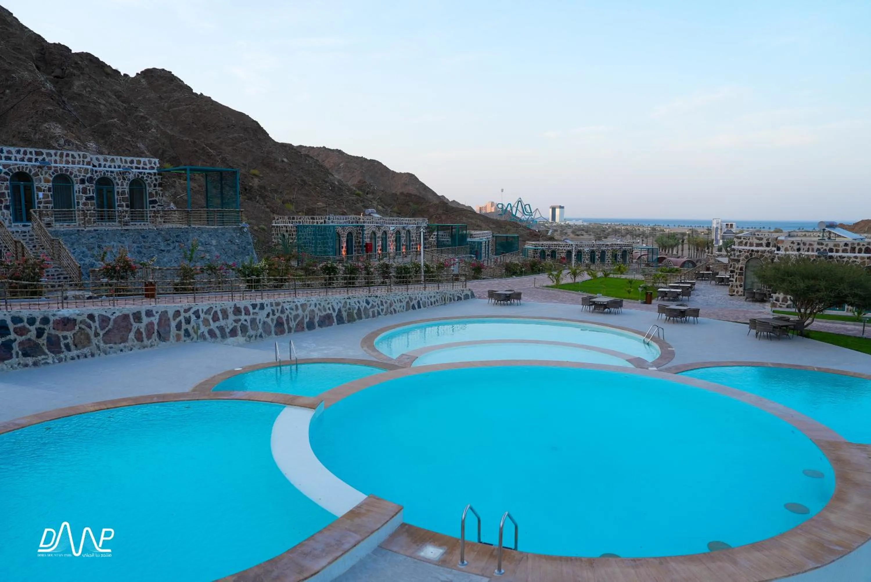 Swimming pool in Dibba Mountain Park Resort