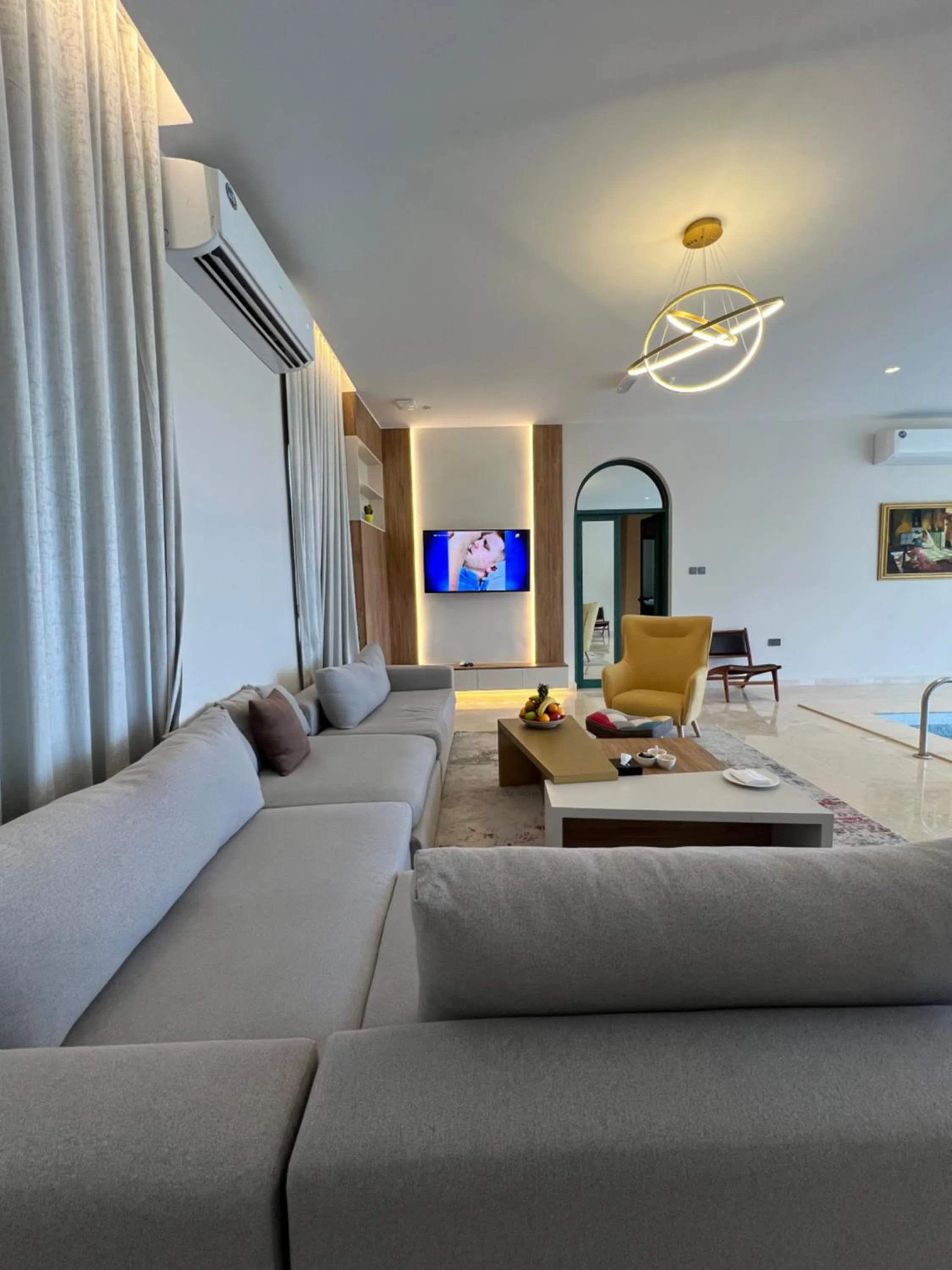 Living room in Dibba Mountain Park Resort