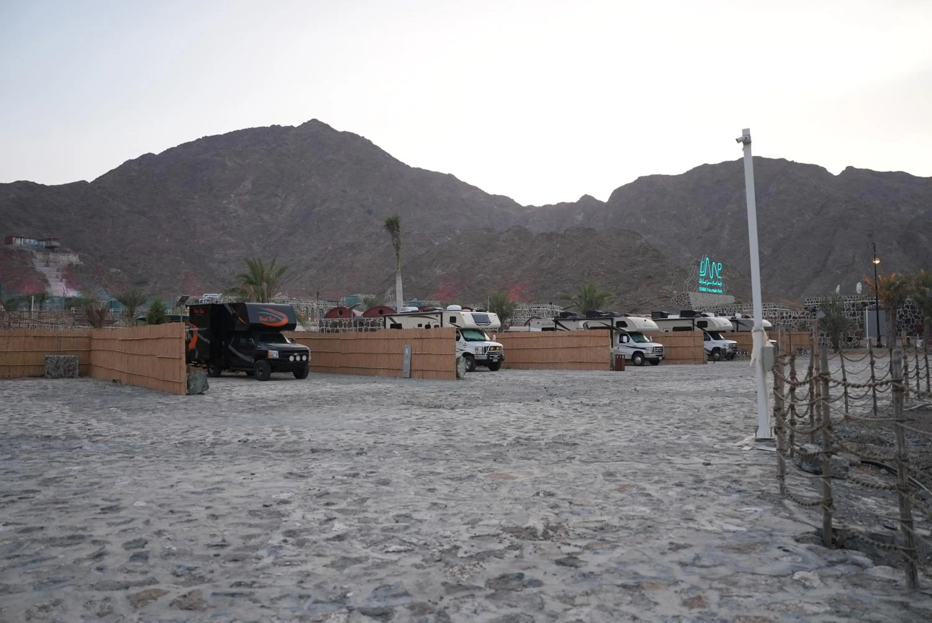 Natural landscape in Dibba Mountain Park Resort