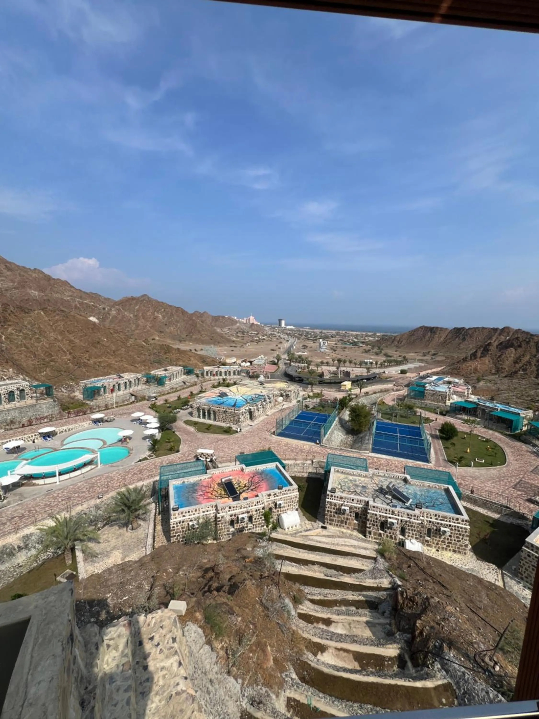 Natural landscape in Dibba Mountain Park Resort