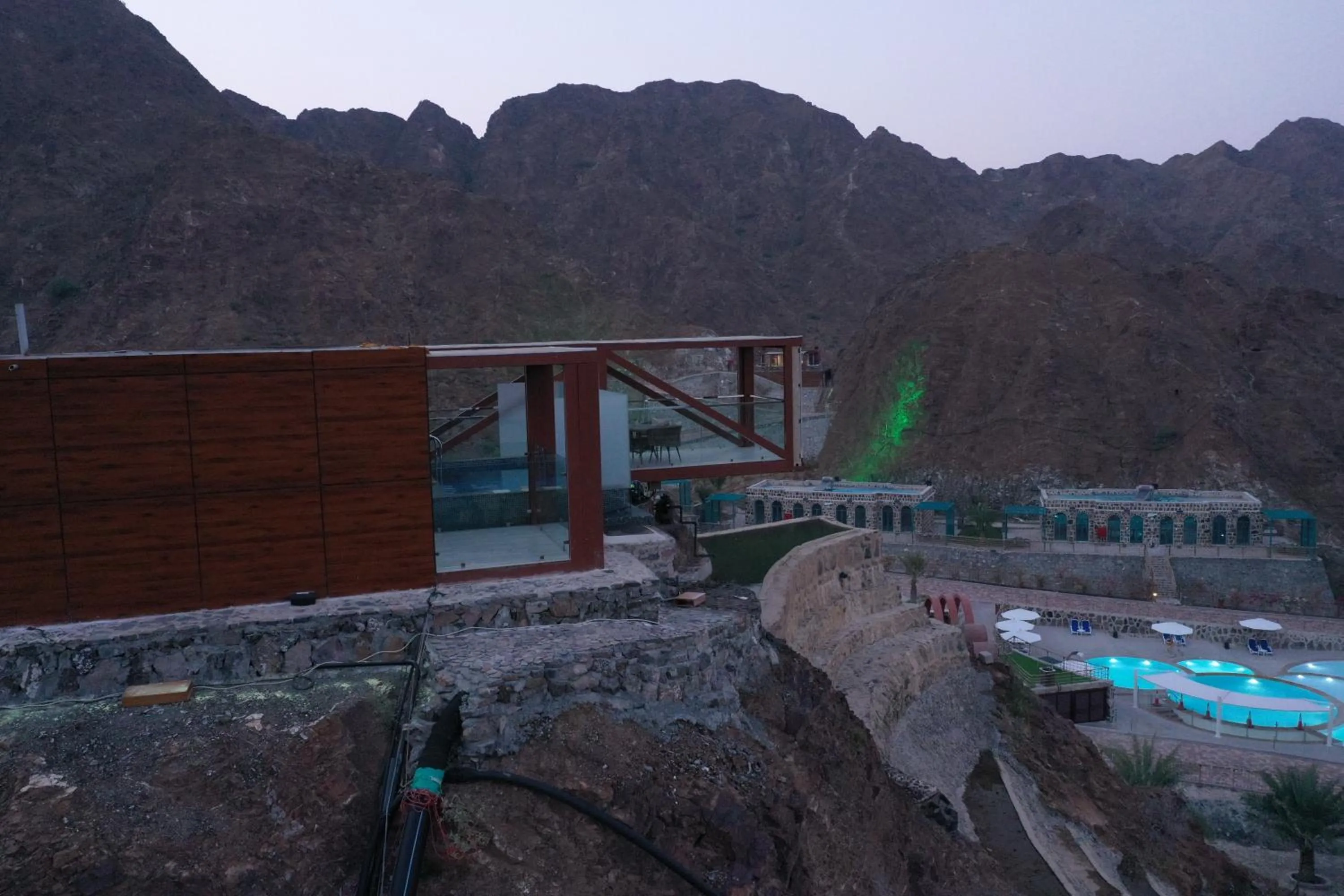 Property building in Dibba Mountain Park Resort
