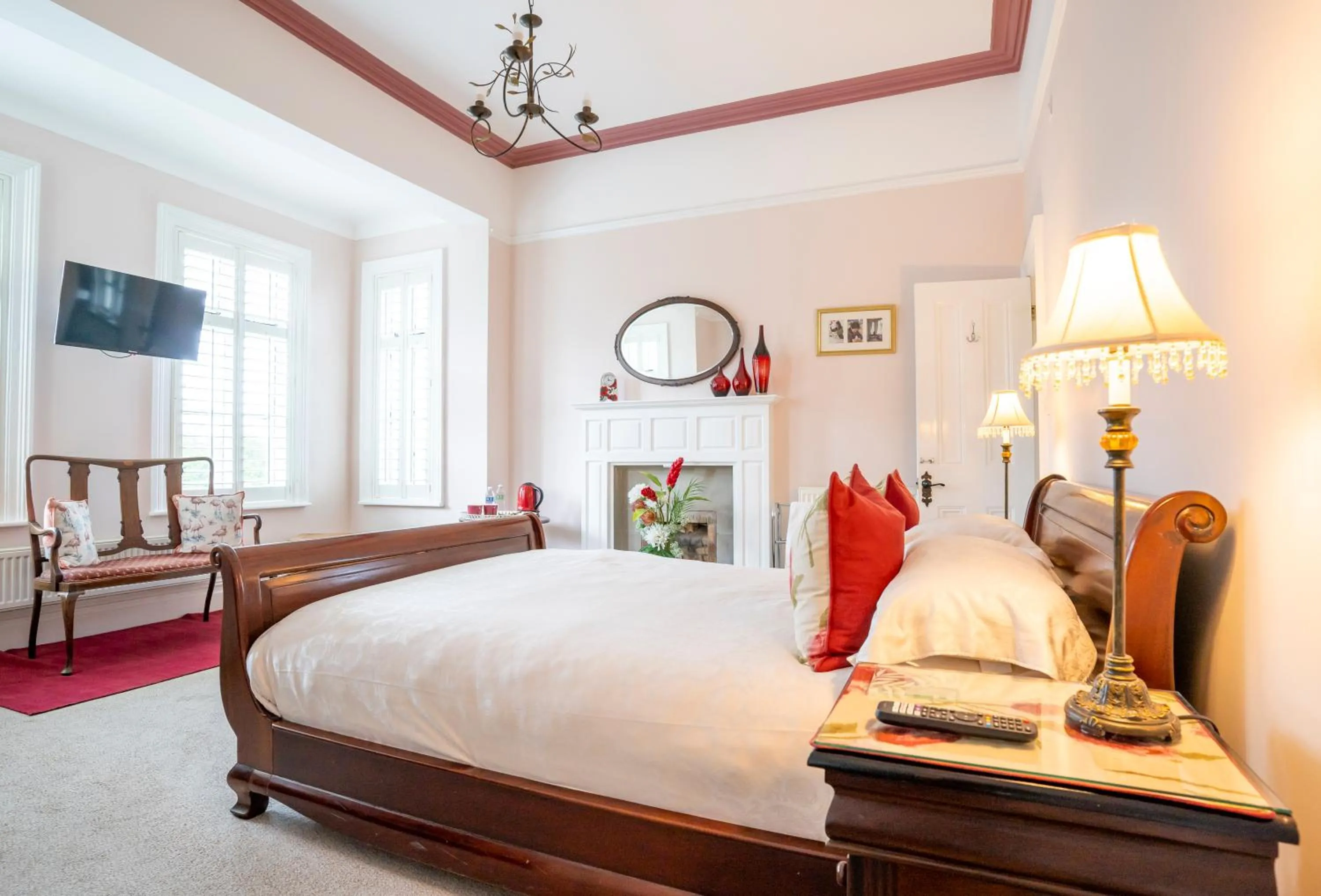 Bed in Mere Brook House