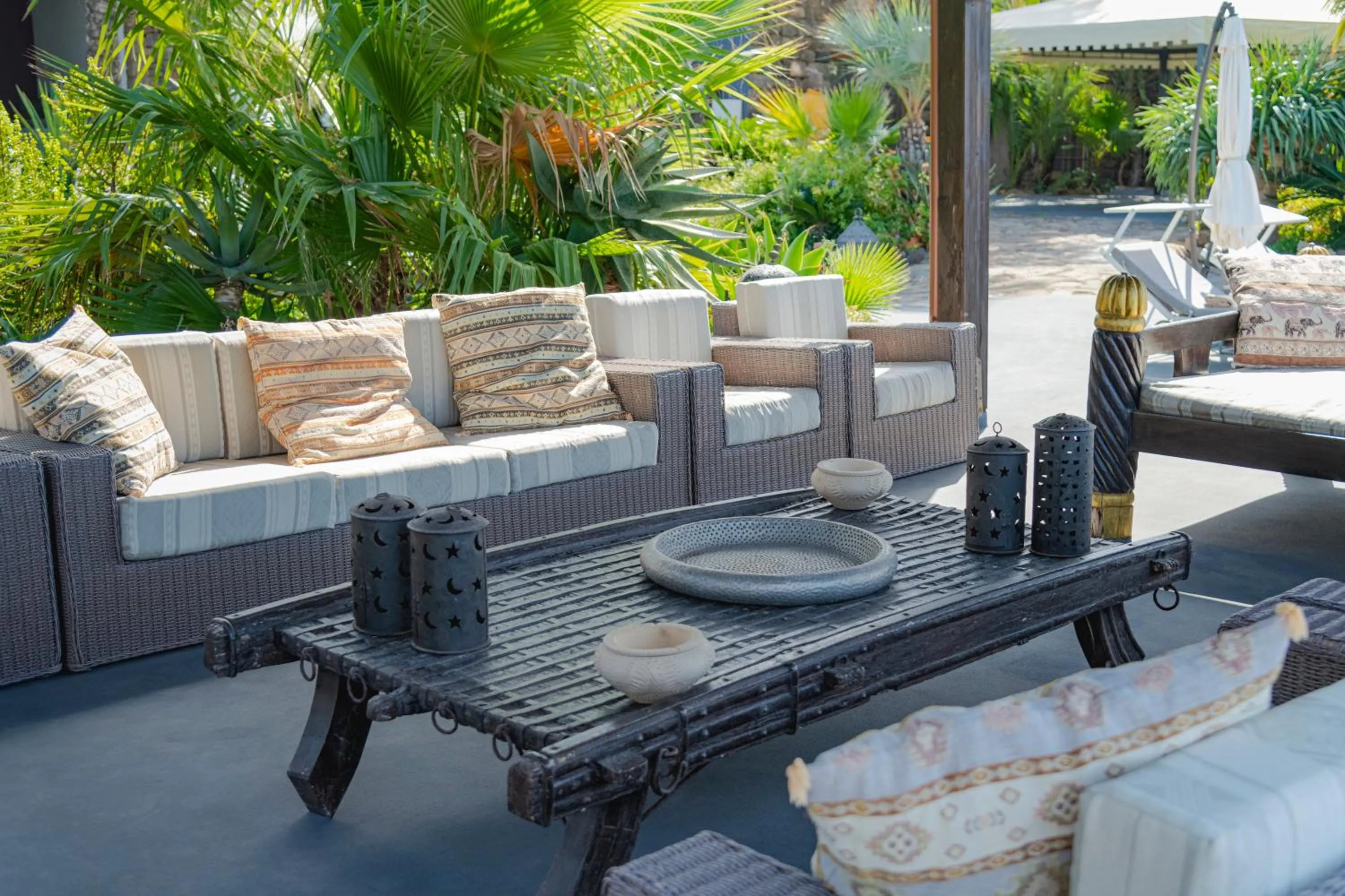 Patio in Don Mario B & B Five 5 Suites - adults only - no restaurant