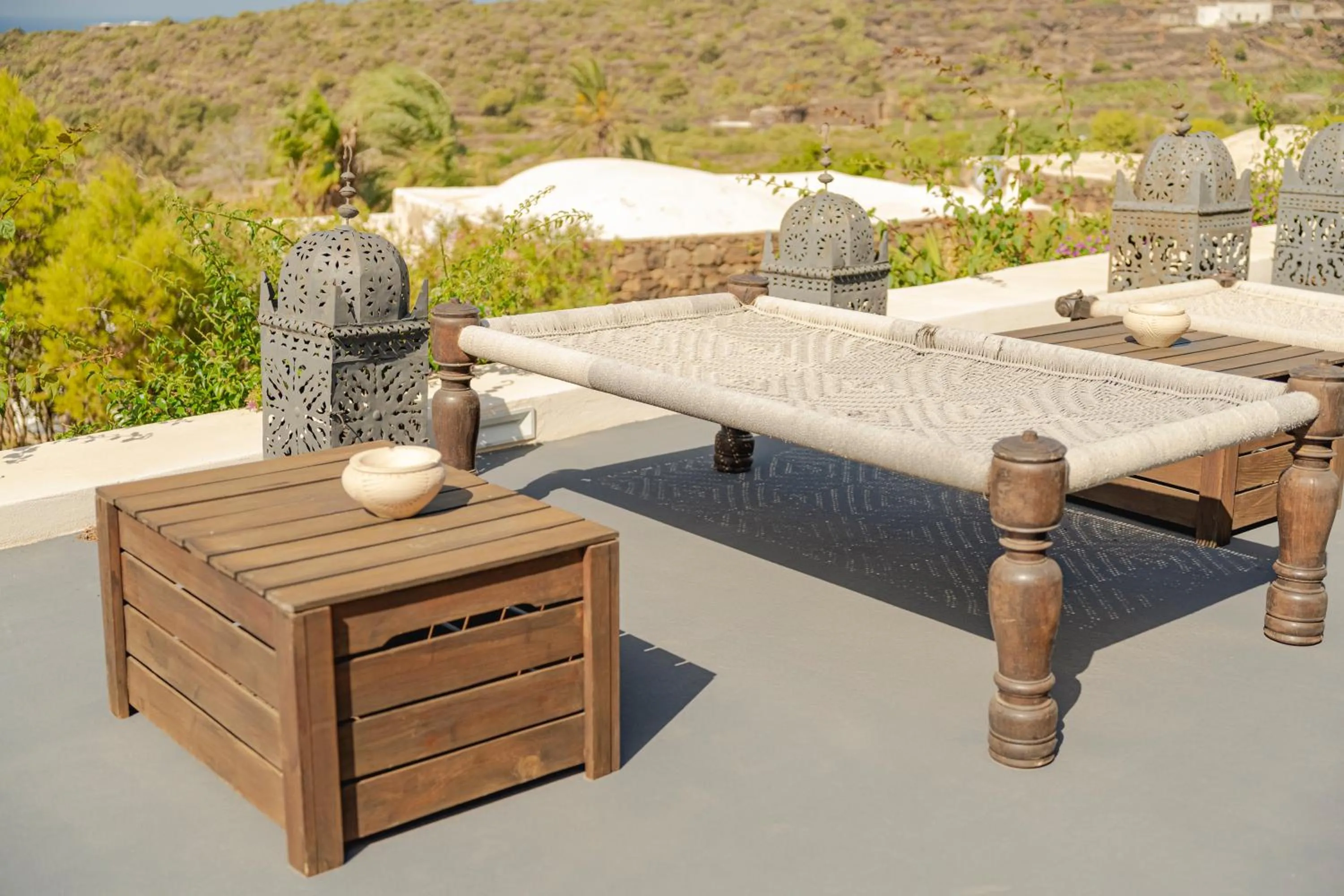 Patio in Don Mario B & B Five 5 Suites - adults only - no restaurant