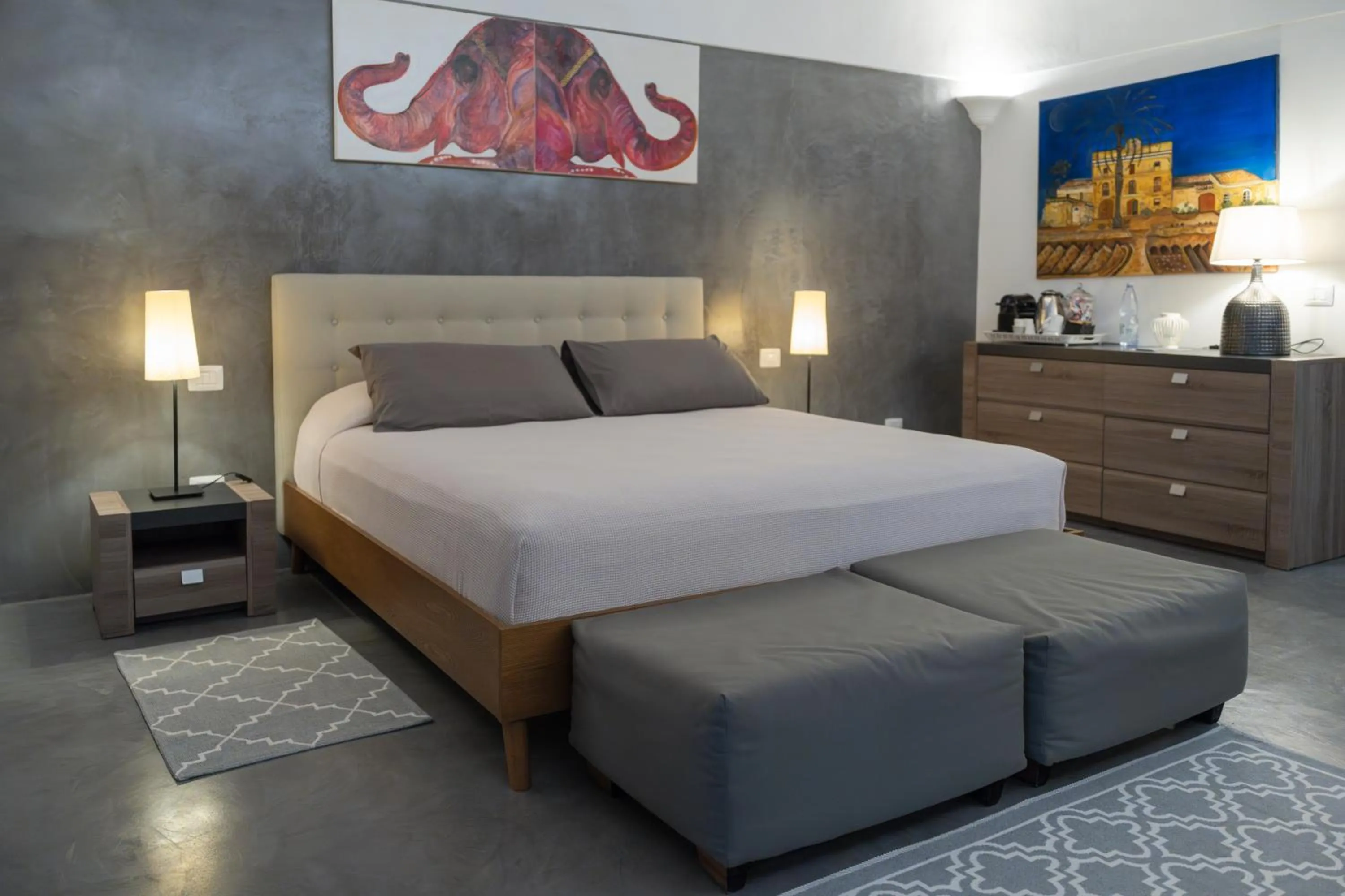 Bed in Don Mario B & B Five 5 Suites - adults only - no restaurant