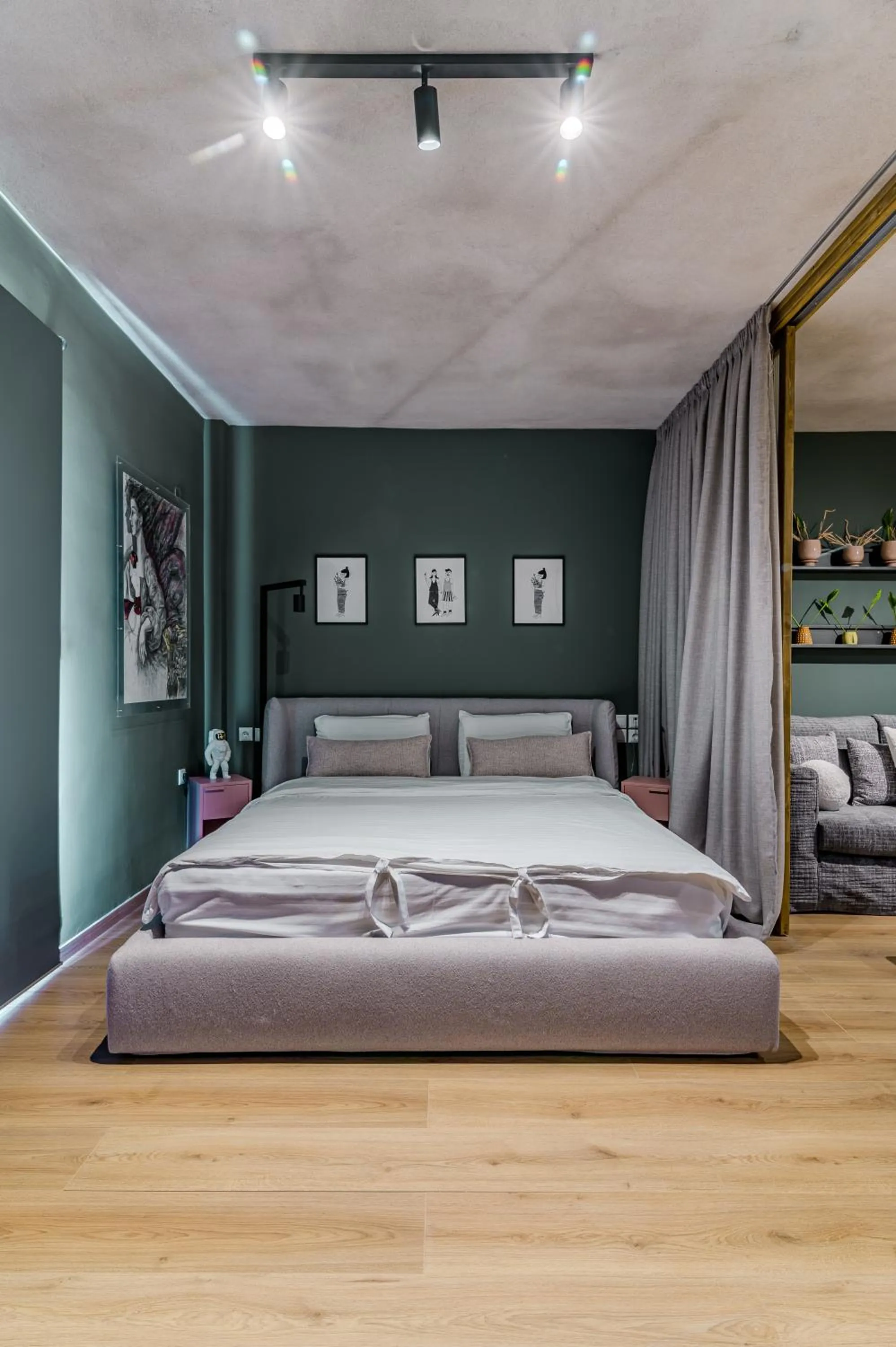 Bed in Oniropetra Boutique Hotel