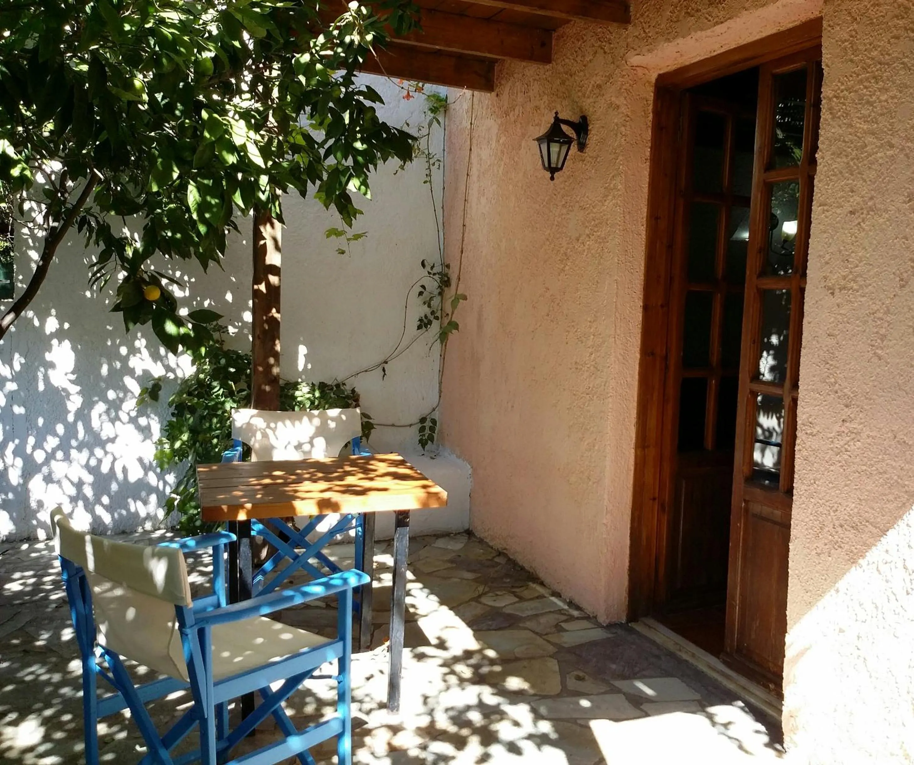 Balcony/Terrace in Olive tree Cottages