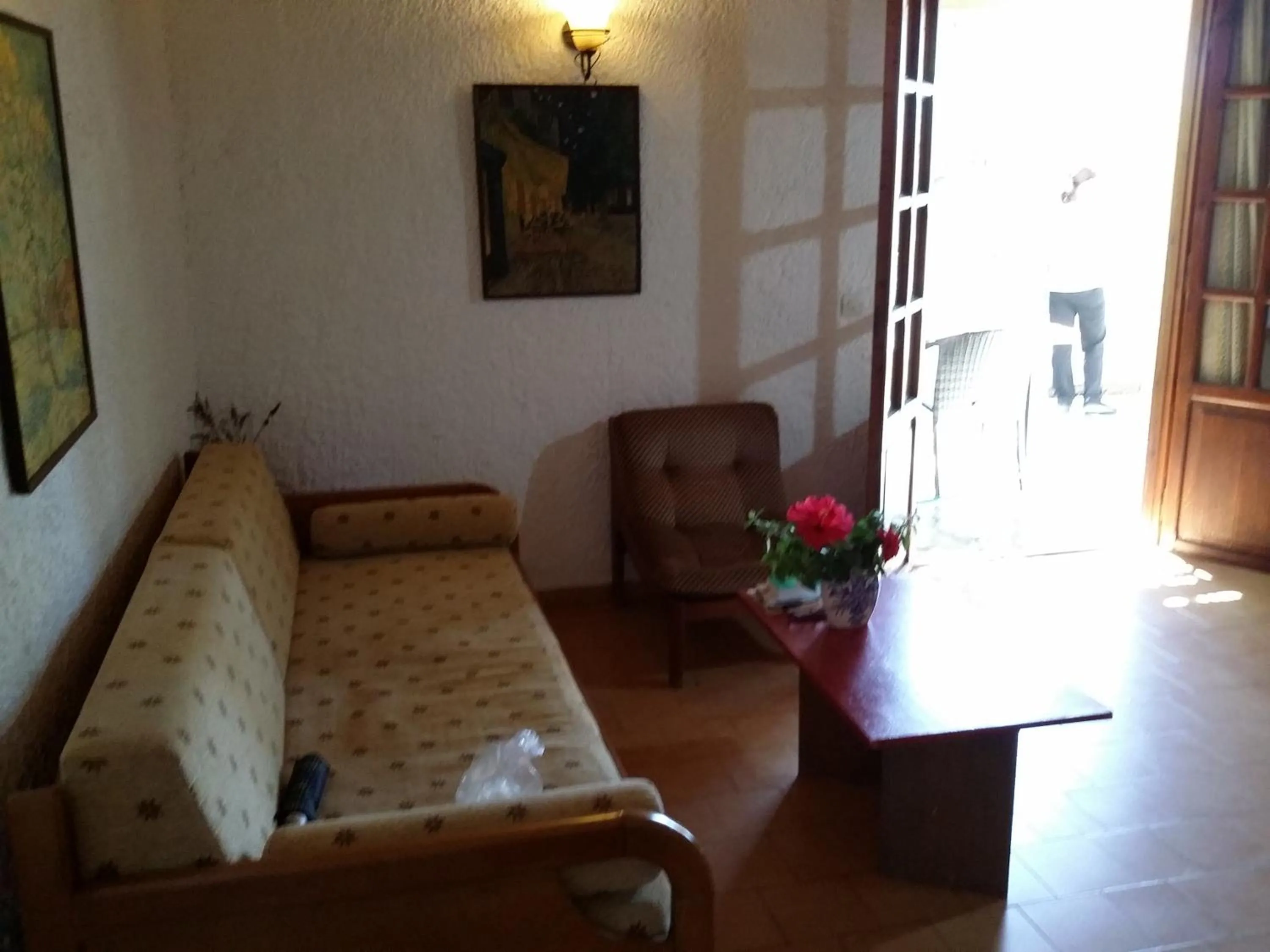 Living room in Olive tree Cottages