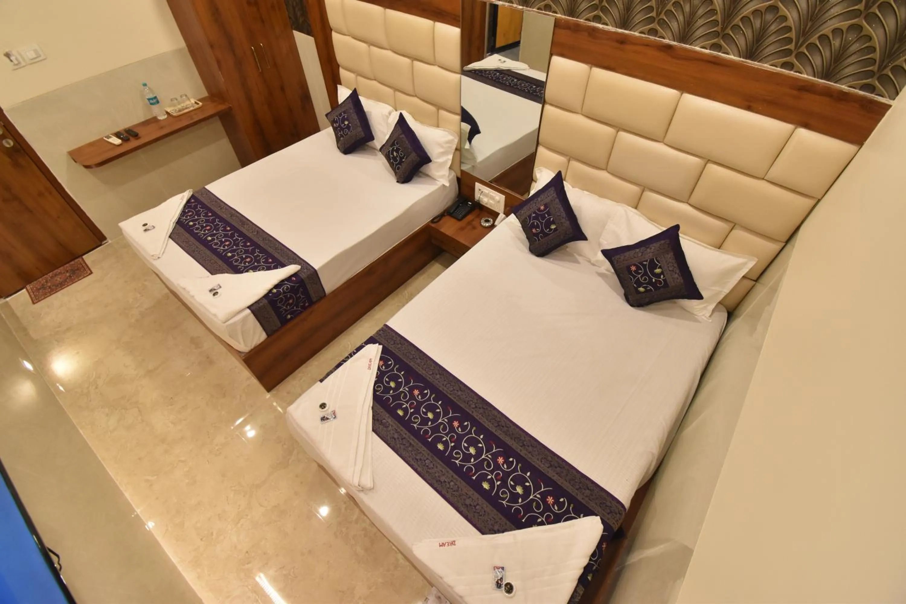 Bedroom, Bed in Hotel Dream Palace Residency - Near to US Embassy Bkc Mumbai