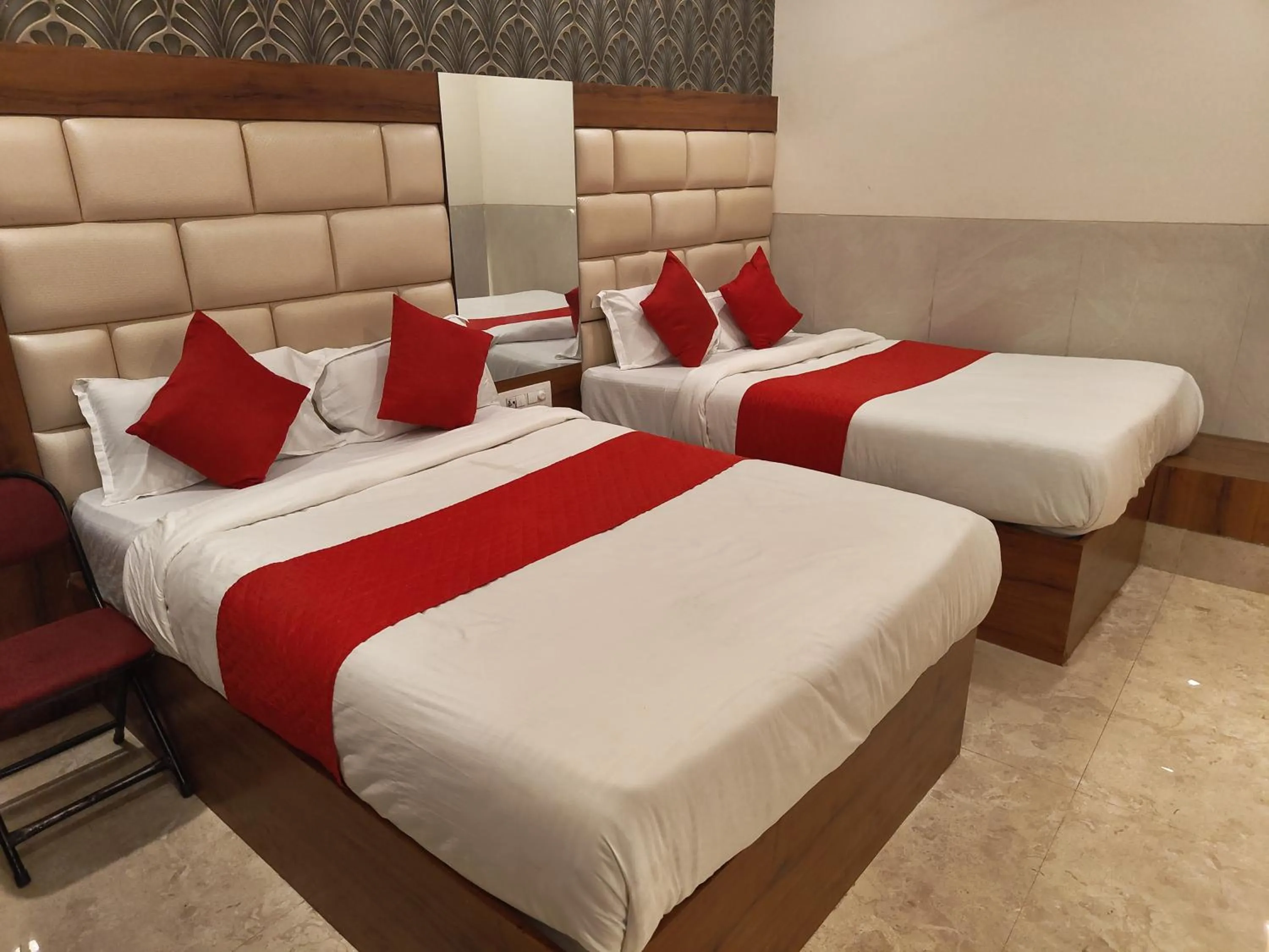 Bedroom, Bed in Hotel Dream Palace Residency - Near to US Embassy Bkc Mumbai