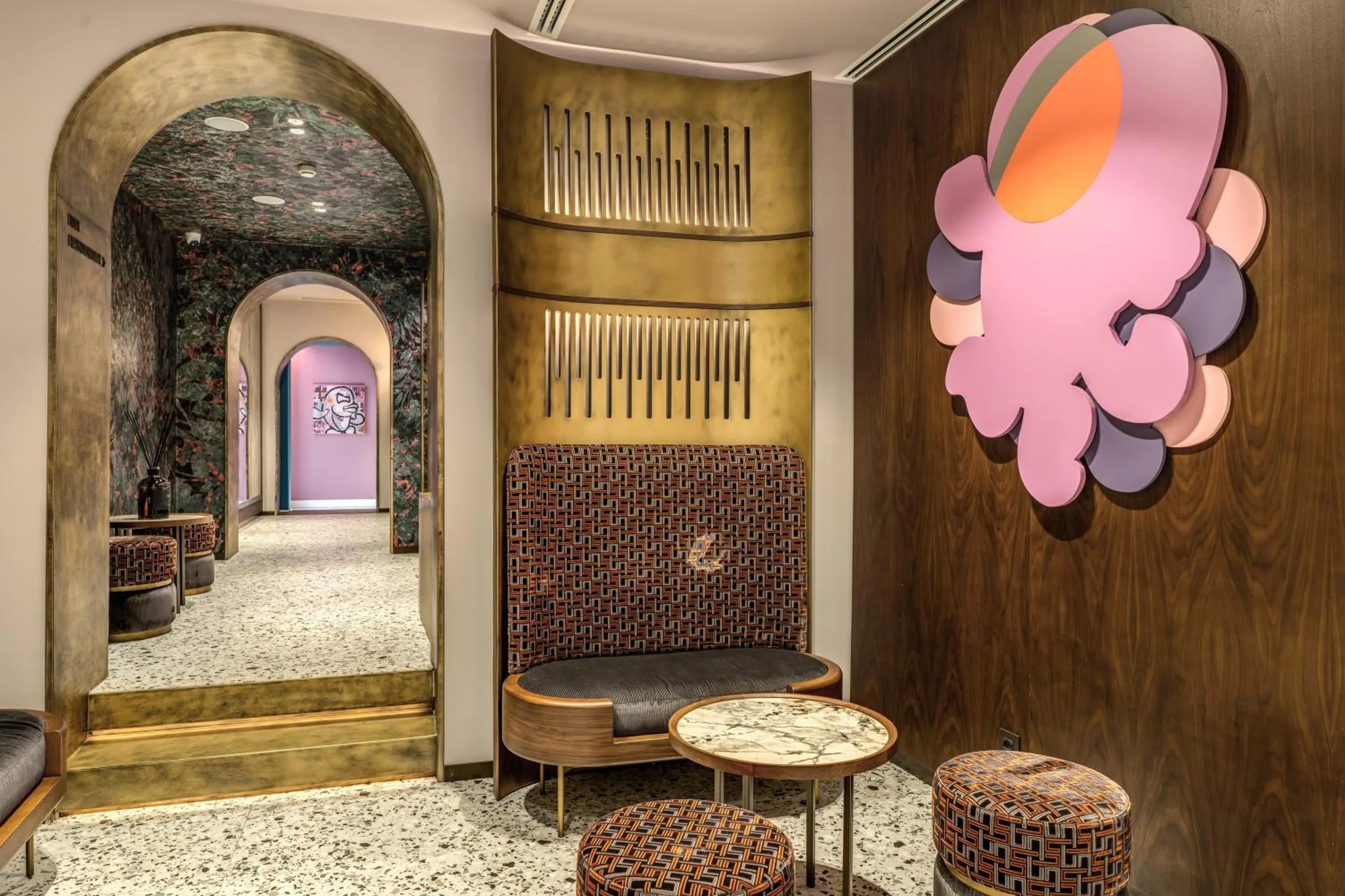 Lobby or reception in THE STEPS Hotel - by Eitch Collection