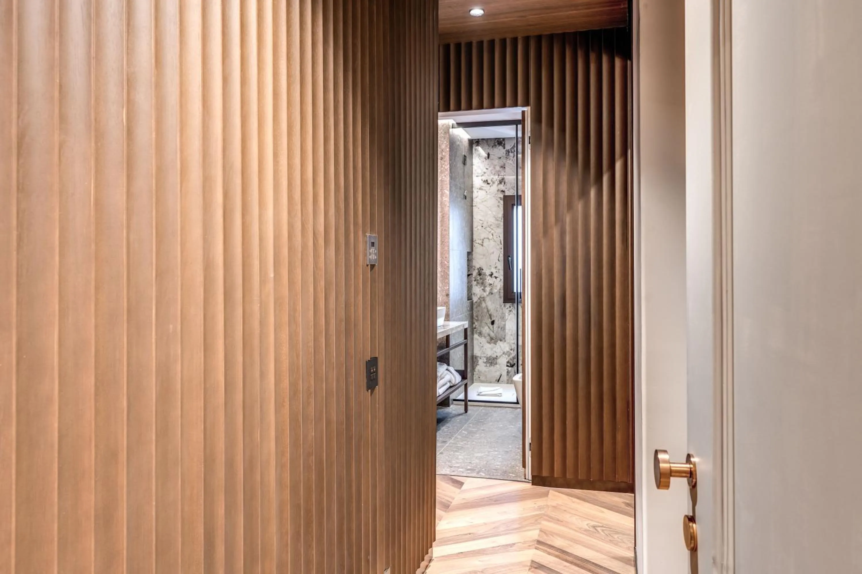 Decorative detail in THE STEPS Hotel - by Eitch Collection