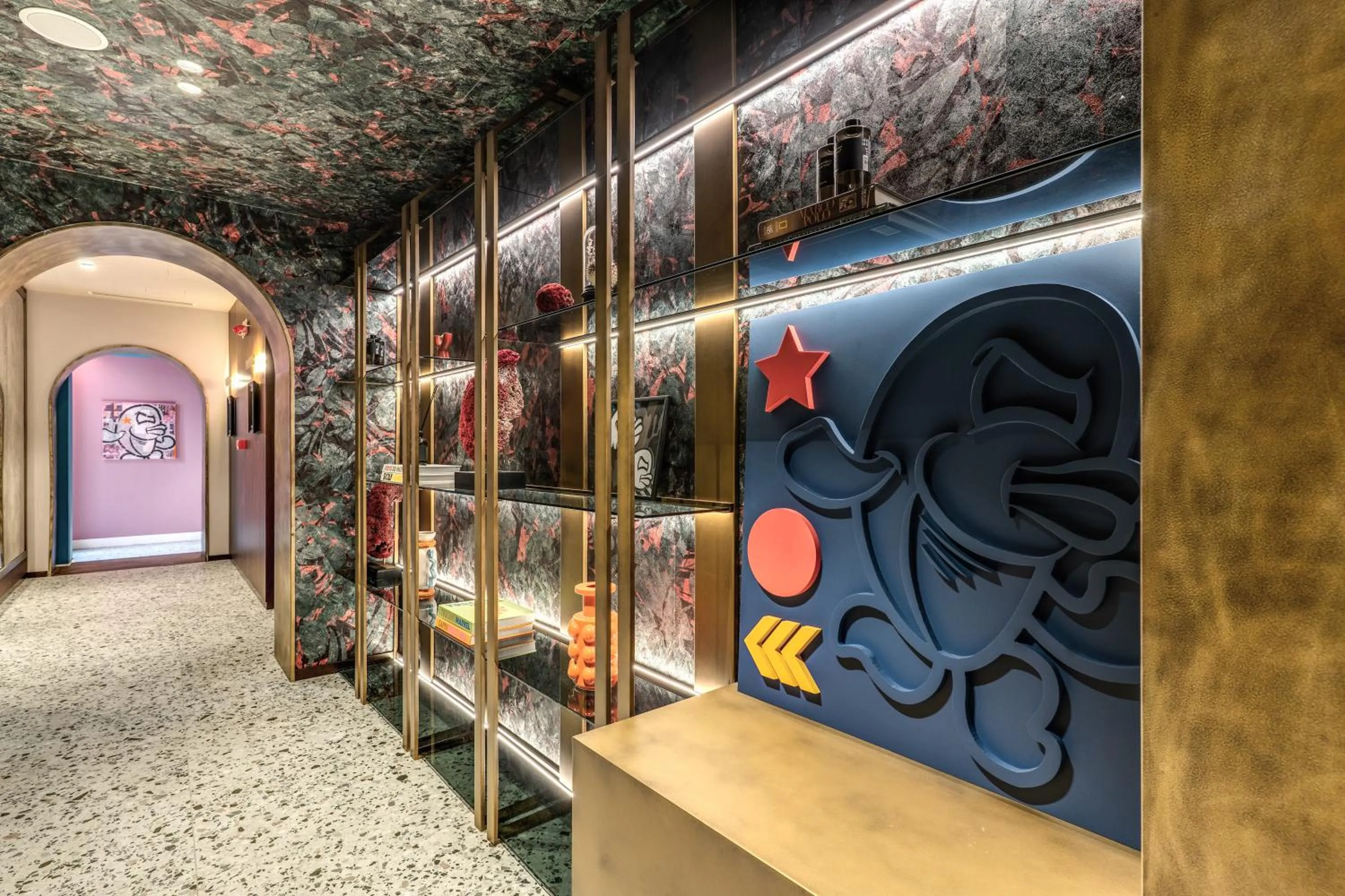 Lobby or reception in THE STEPS Hotel - by Eitch Collection