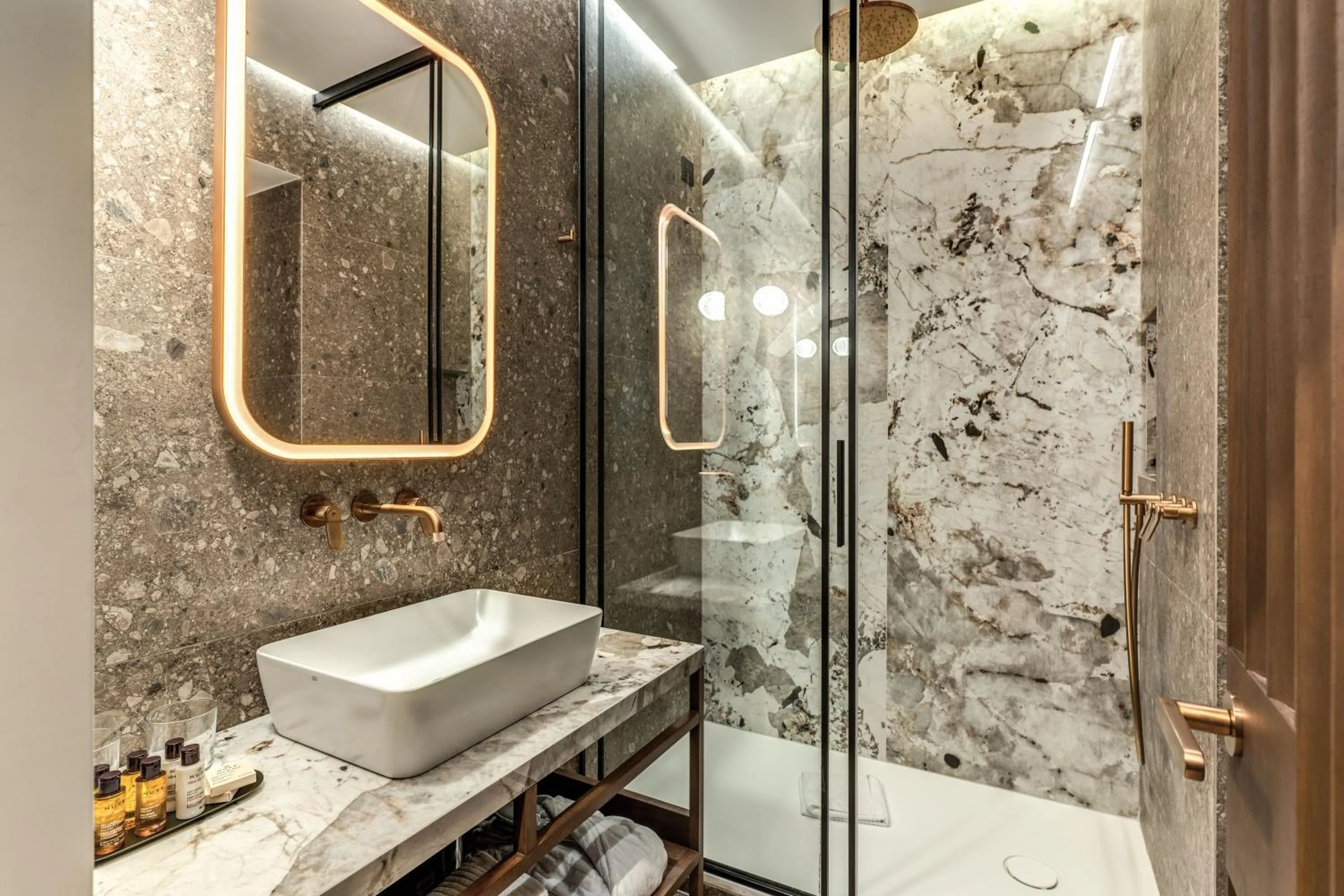 Shower in THE STEPS Hotel - by Eitch Collection