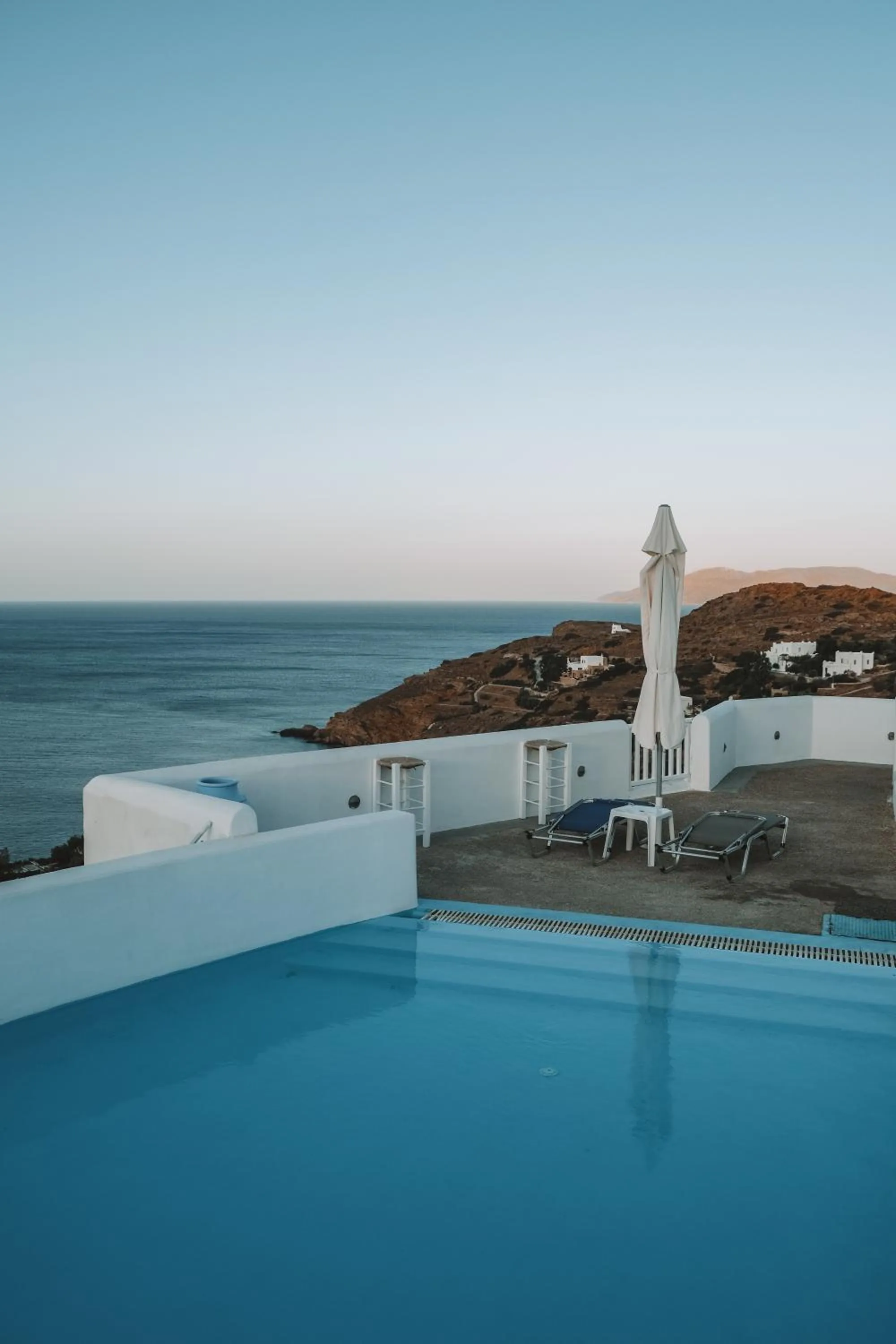 Pool view in Hotel Petradi