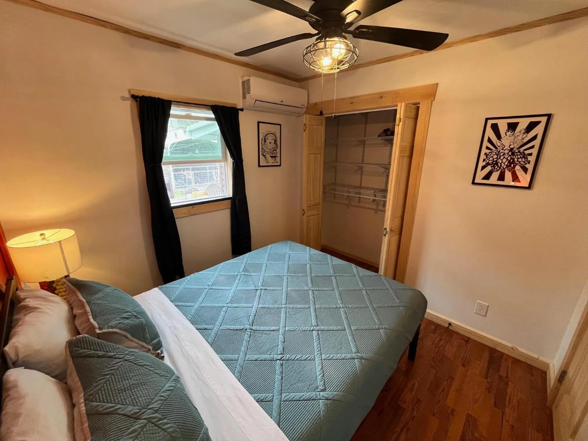 Bed in Wally's Cabin