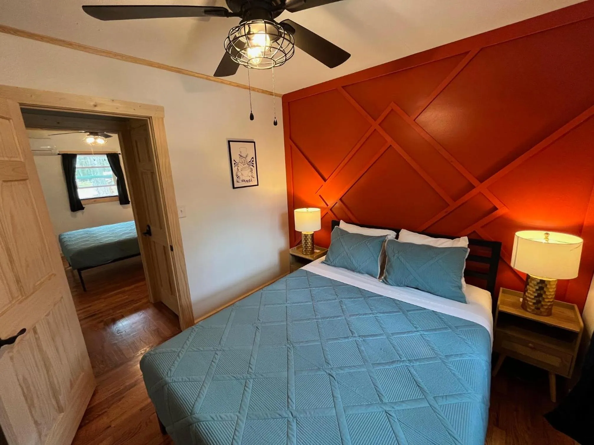 Bed in Wally's Cabin