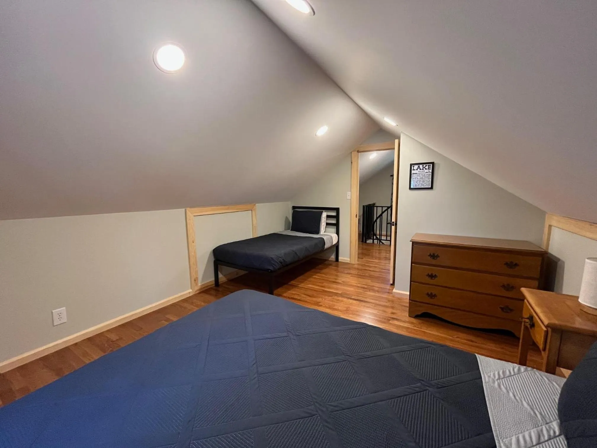 Bed in Wally's Cabin