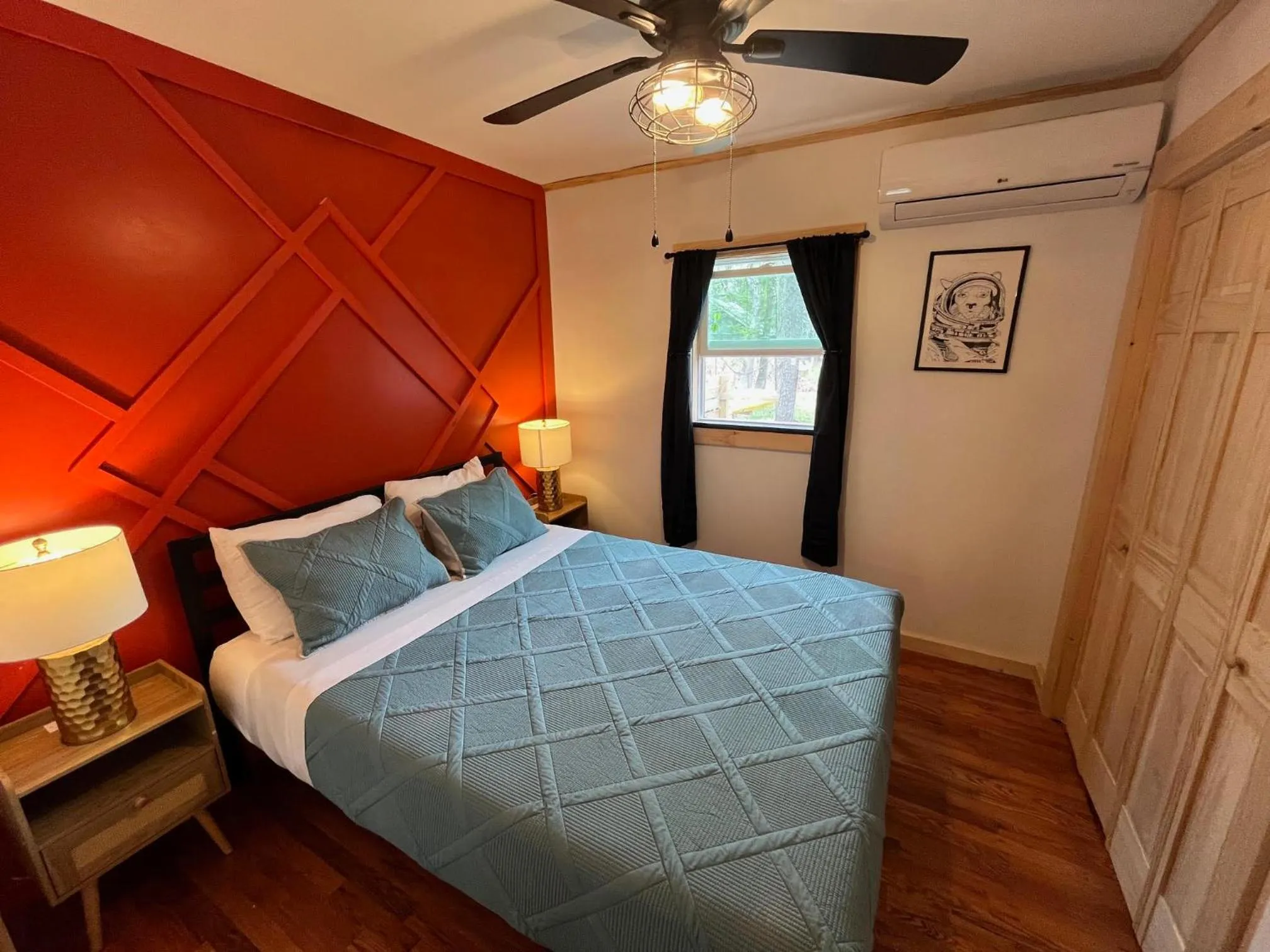 Bed in Wally's Cabin