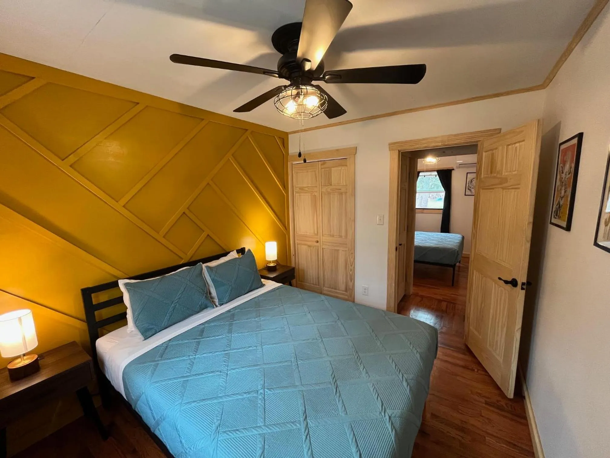 Bed in Wally's Cabin