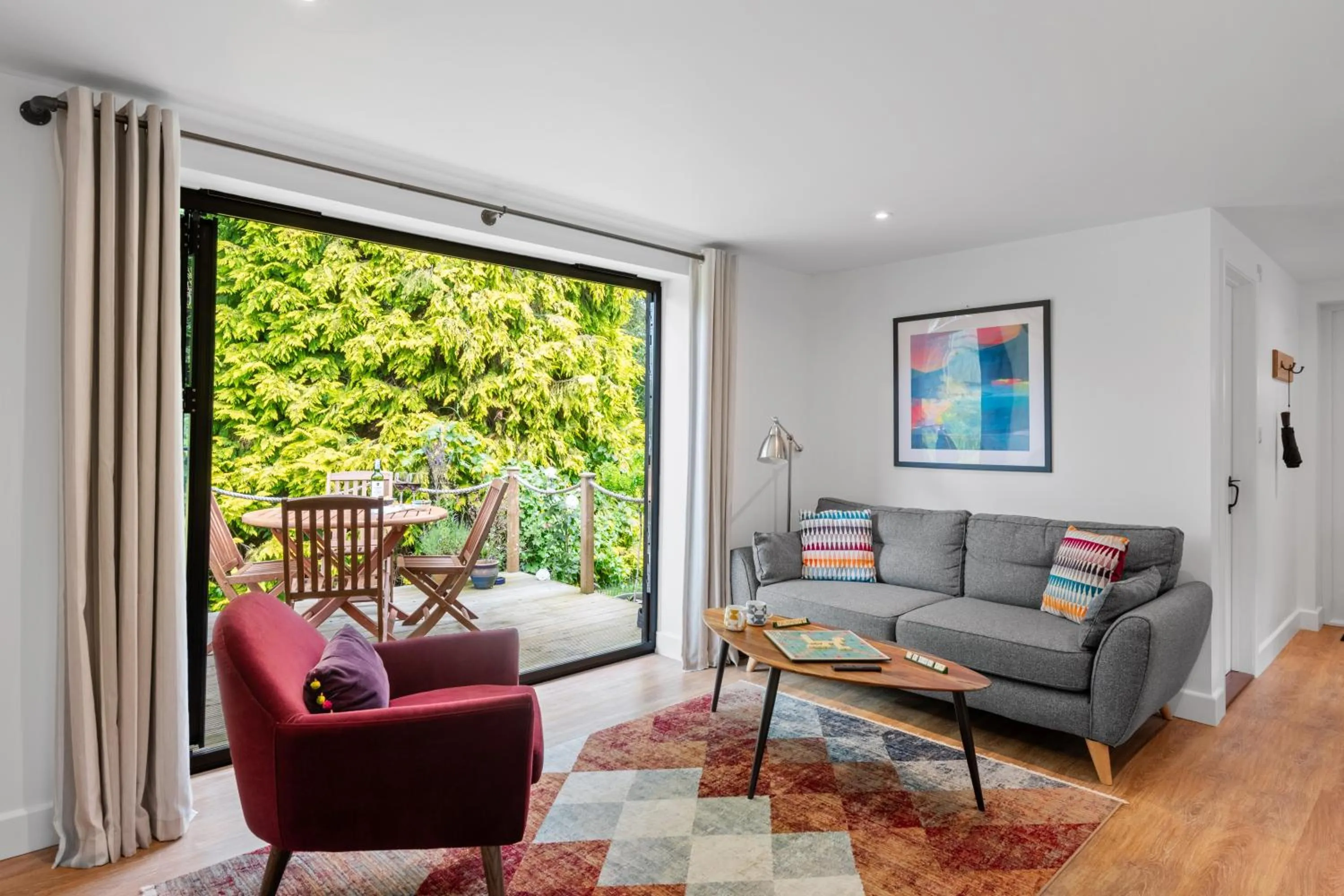 Living room in Attractive 2 storey, 2 bedroom barn in Long Melford