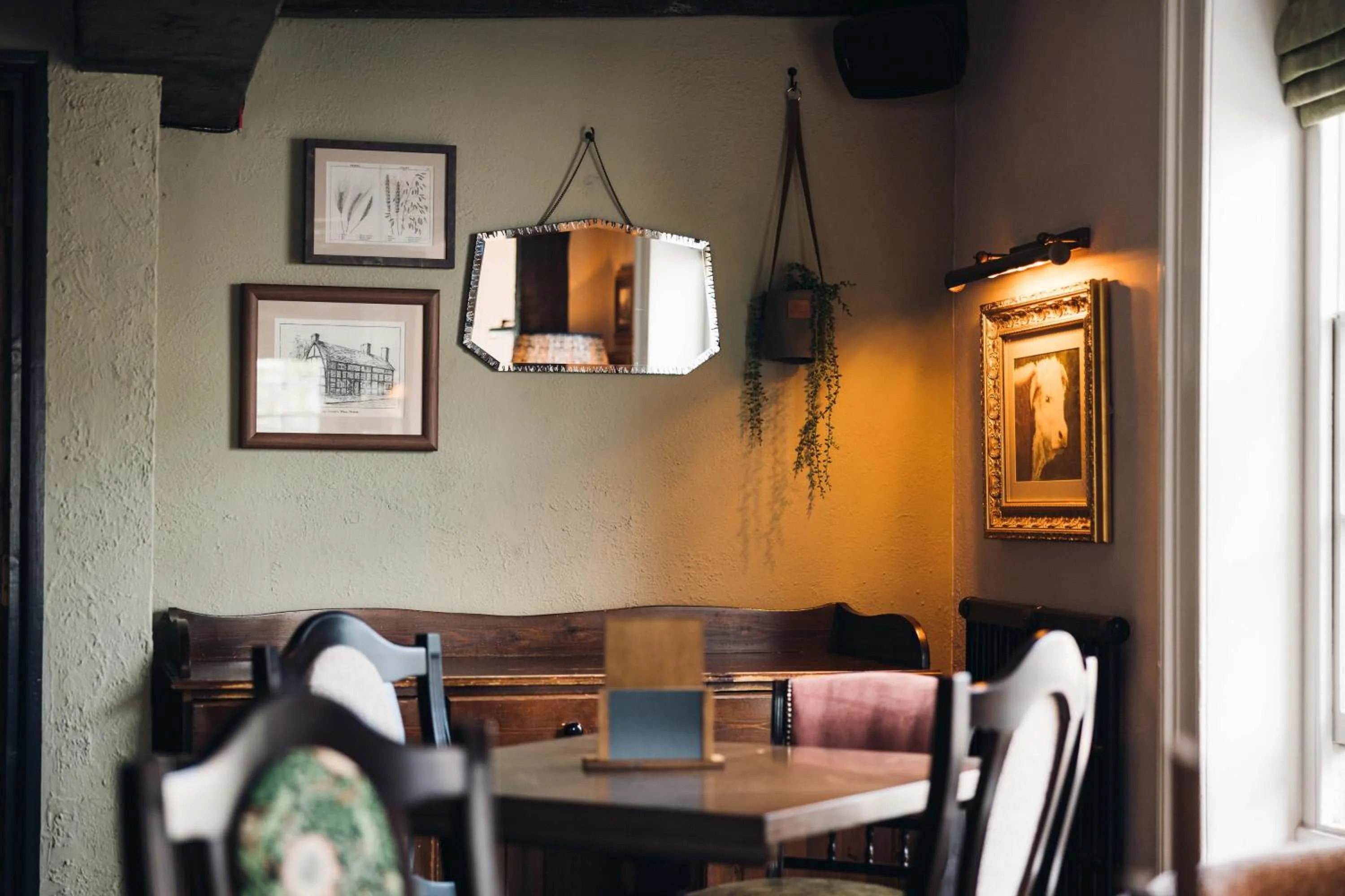 Dining area in Gaskell Arms