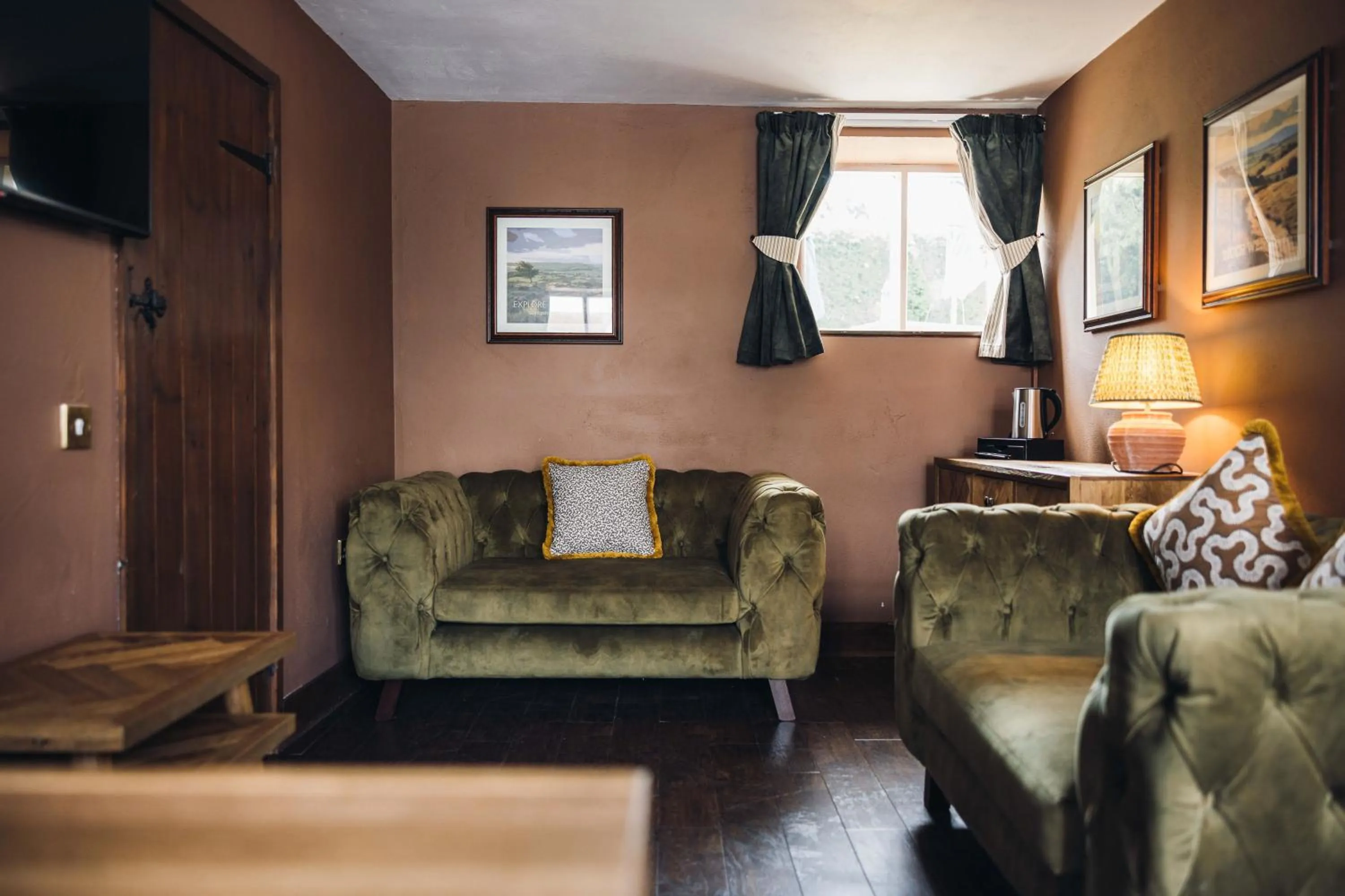 Seating area in Gaskell Arms