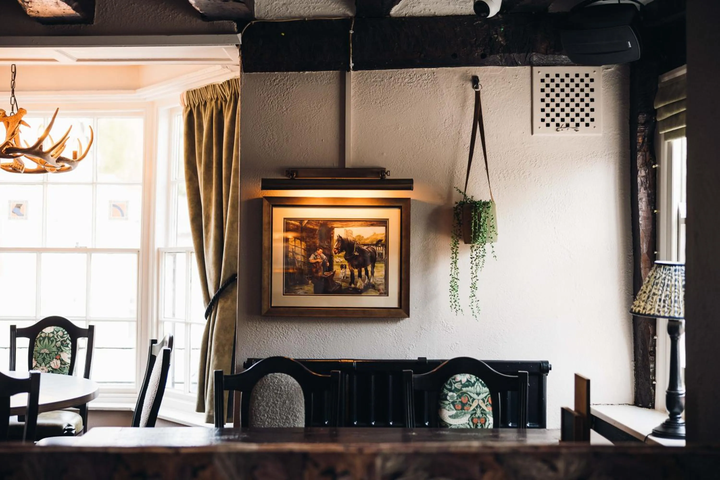 Decorative detail in Gaskell Arms