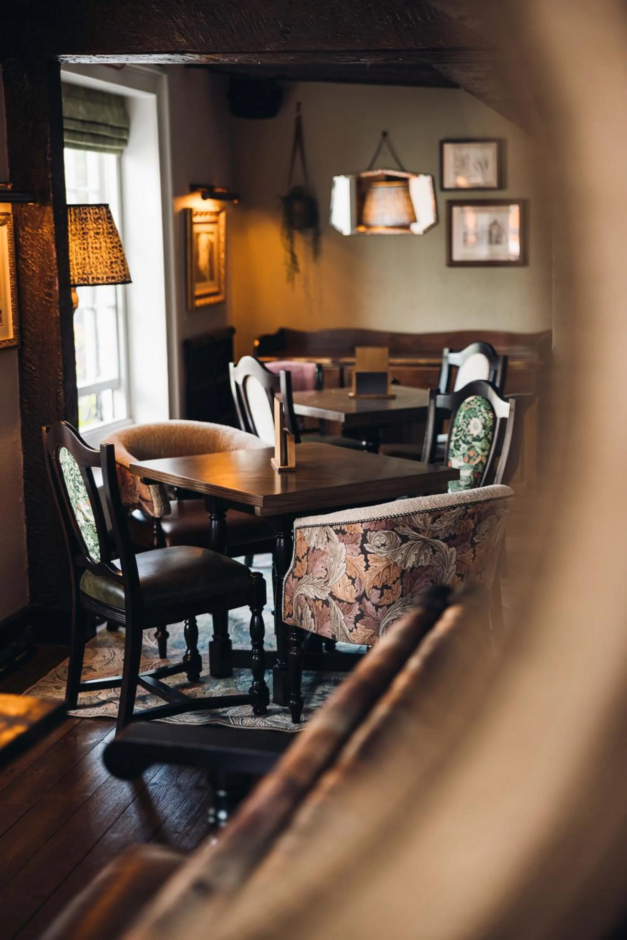 Dining area in Gaskell Arms