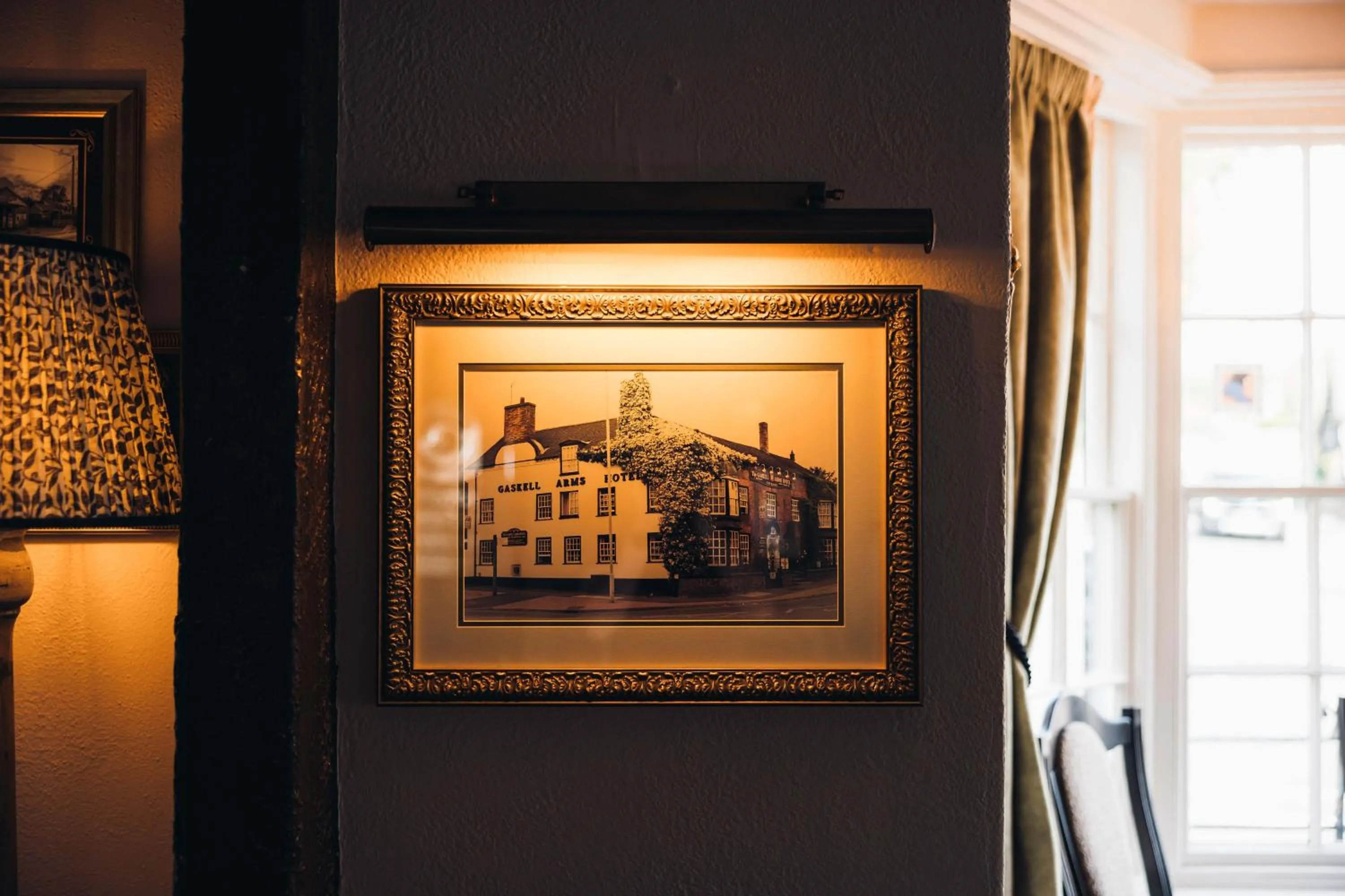 Decorative detail in Gaskell Arms