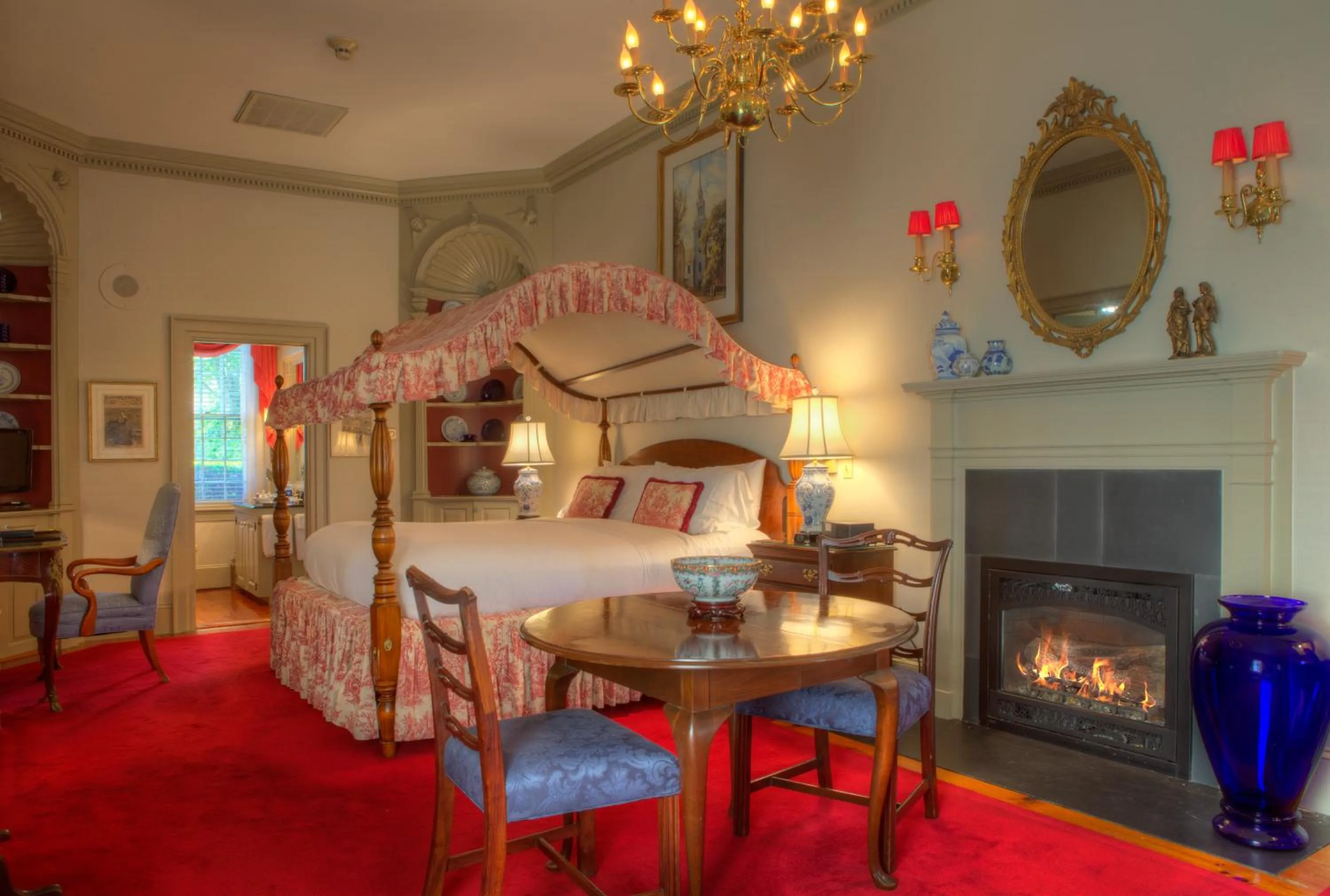 Seating area in Francis Malbone House