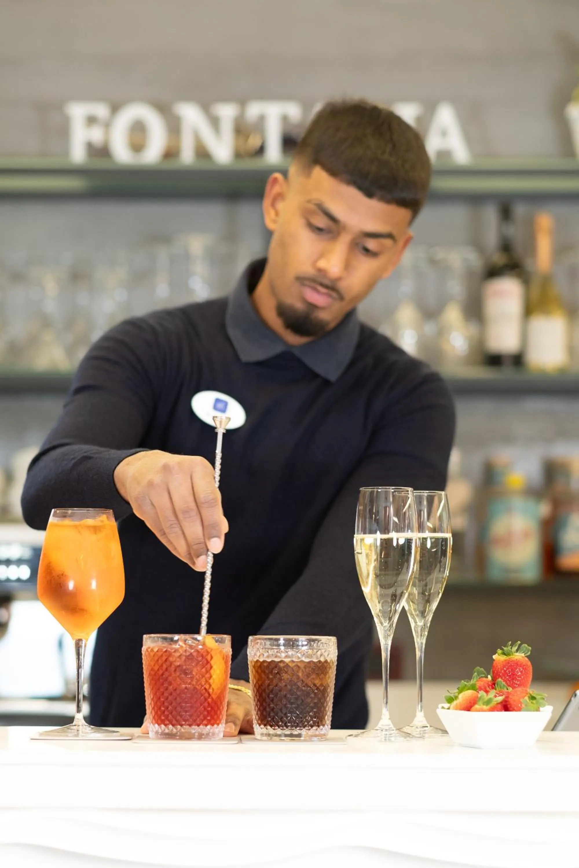 Lounge or bar in Hotel Fontana Verona