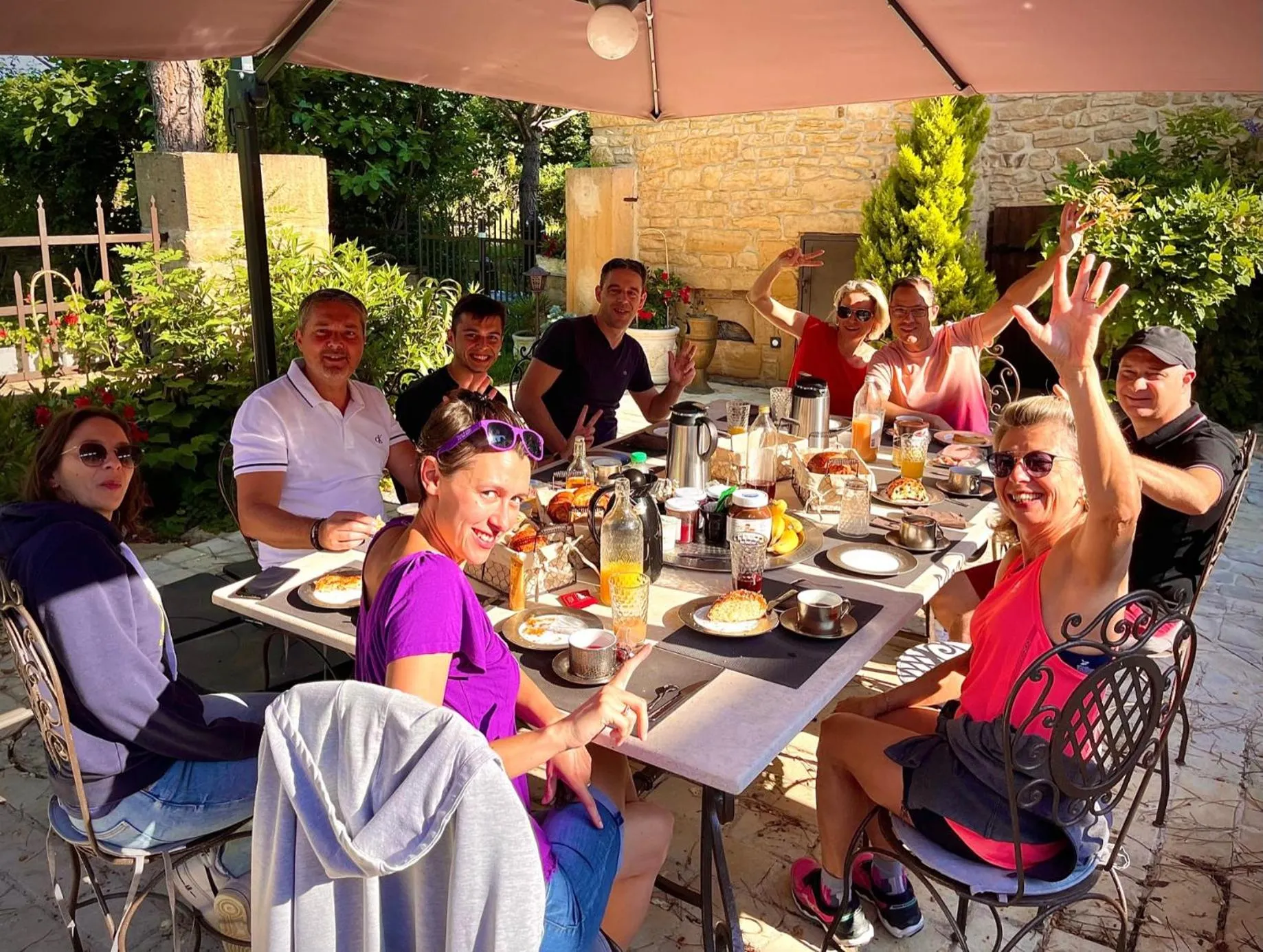Dining area in Le Clos Des Anges