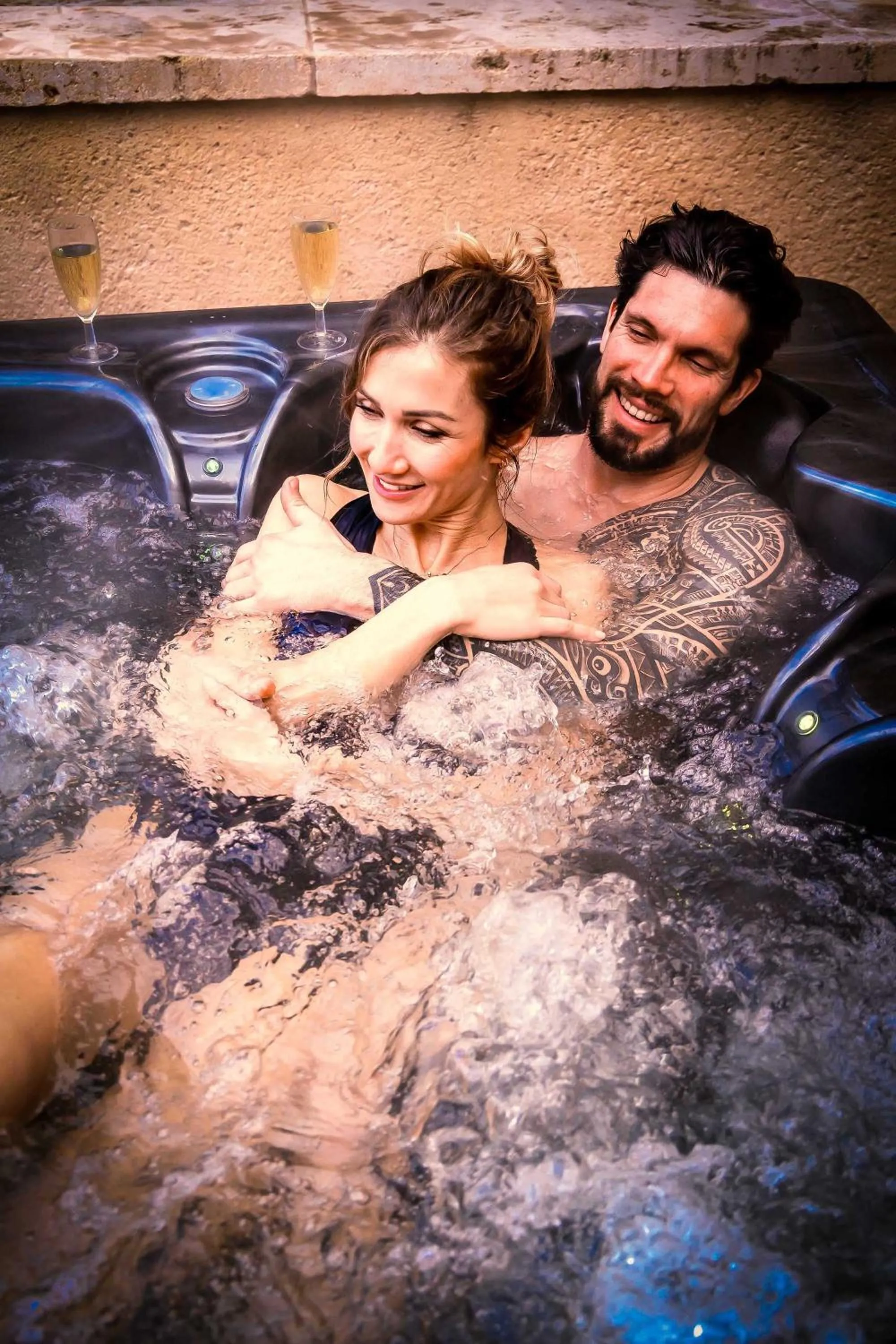 Hot Spring Bath in Le Clos Des Anges