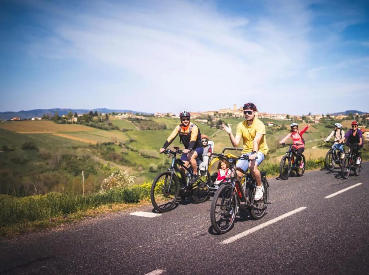 Cycling in Le Clos Des Anges