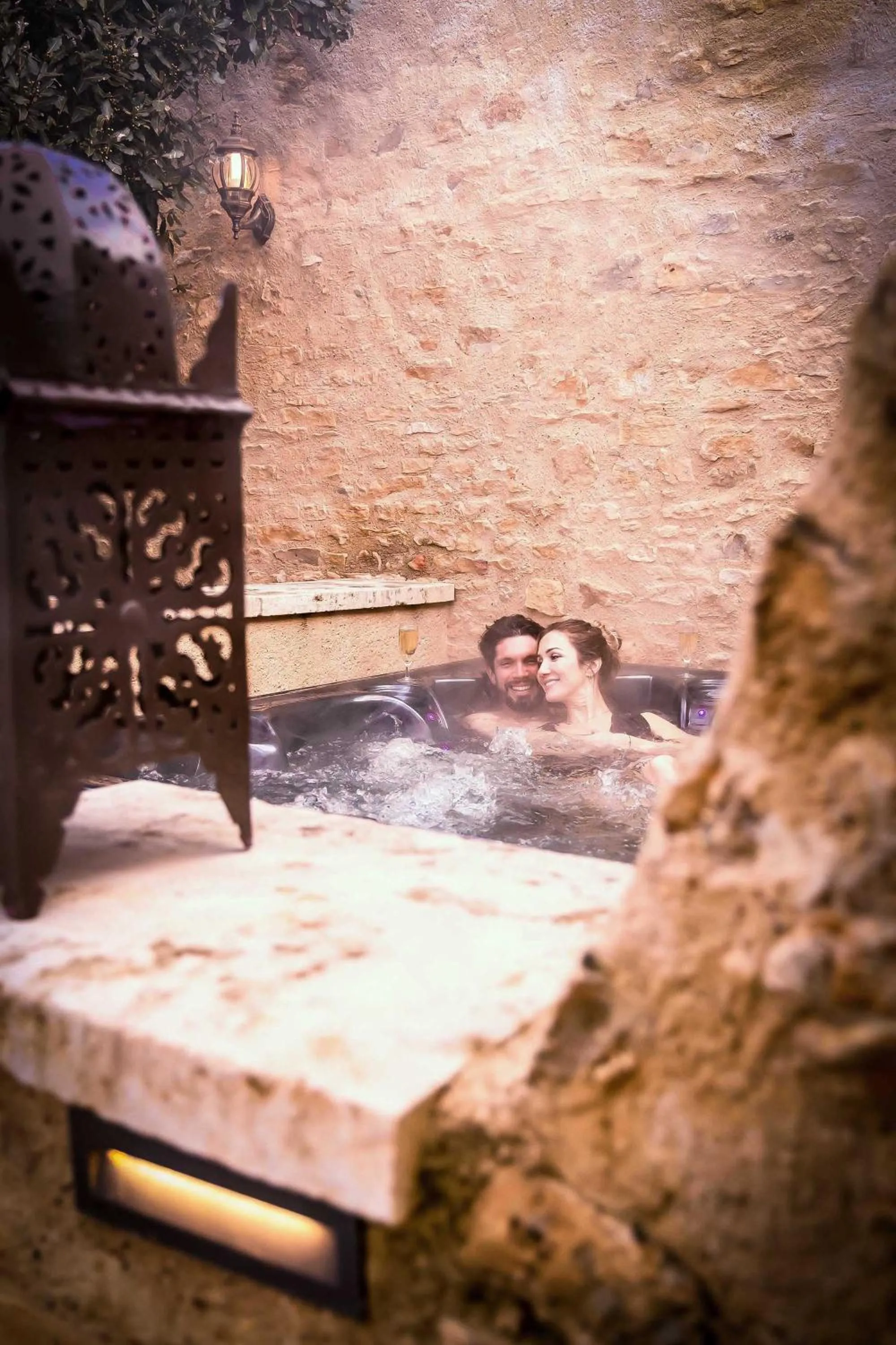 Hot Spring Bath in Le Clos Des Anges