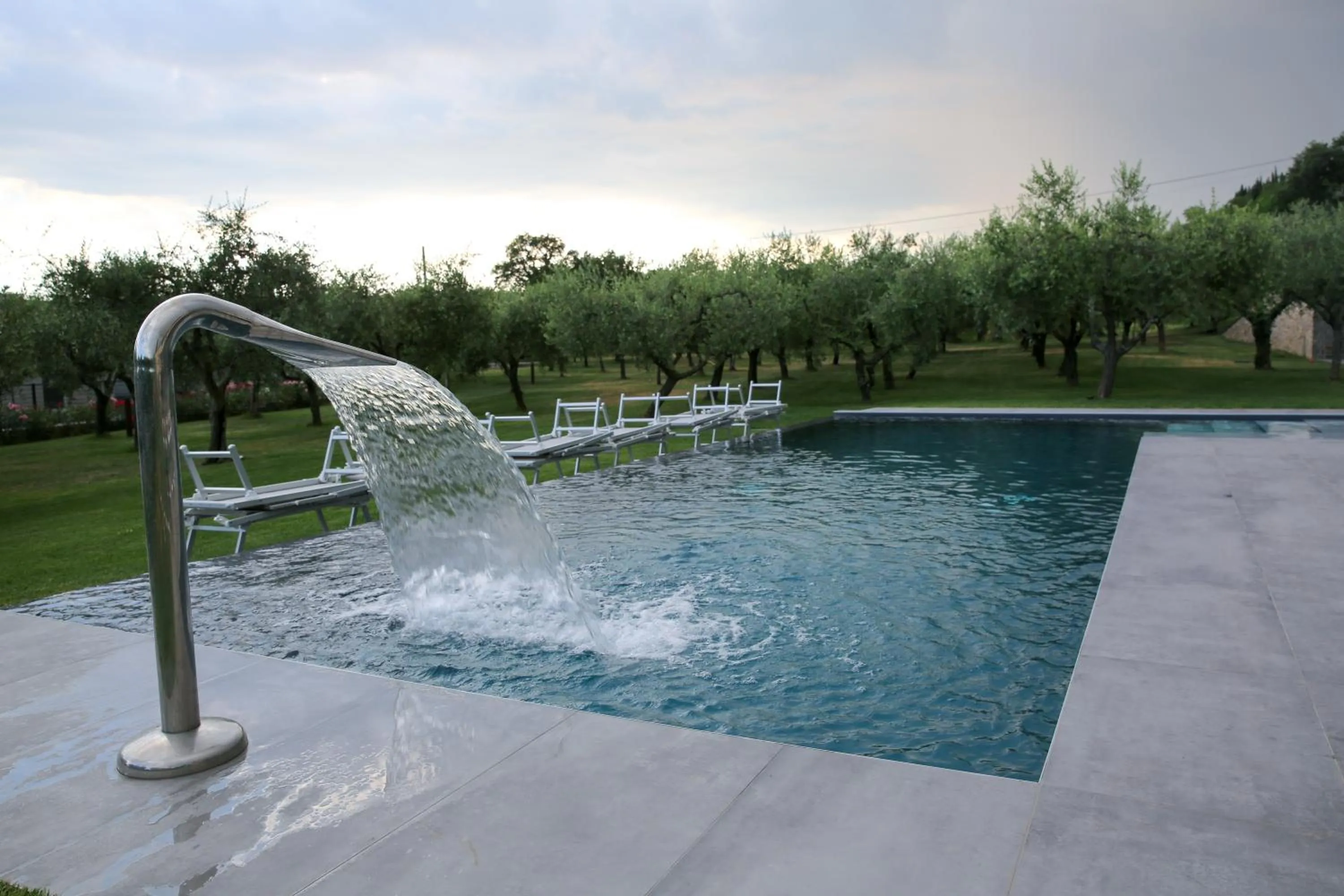 Garden view in La Cipressina B&B