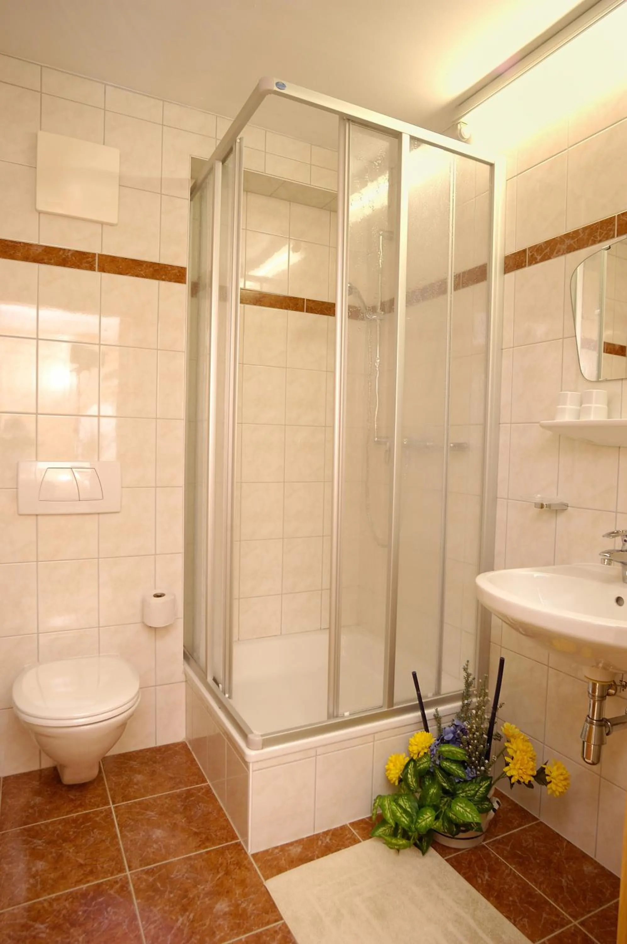 Shower in Landgasthof Seisenbergklamm