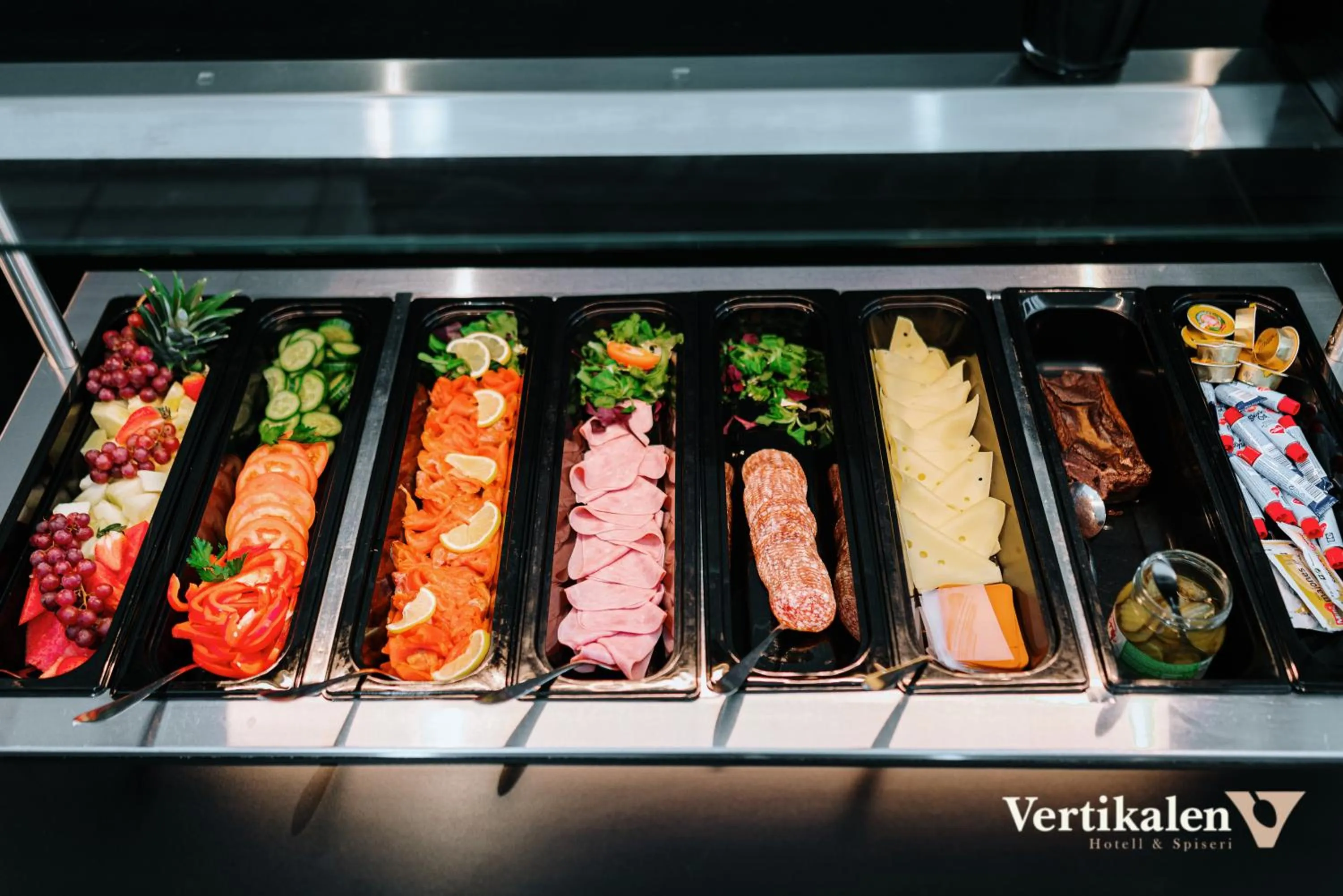 Buffet breakfast in Horisonten Lillesand